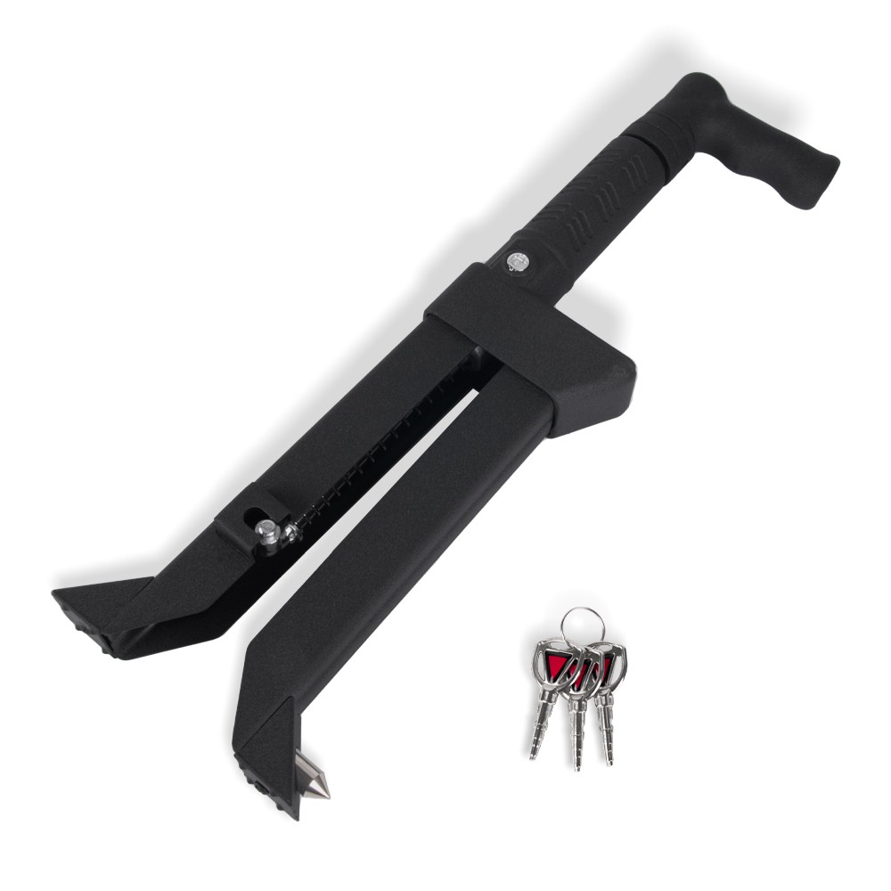 Multi-Function Car Safety Lock Brake Pedal Anti-Theft Device Clutch Lock +3 Keys