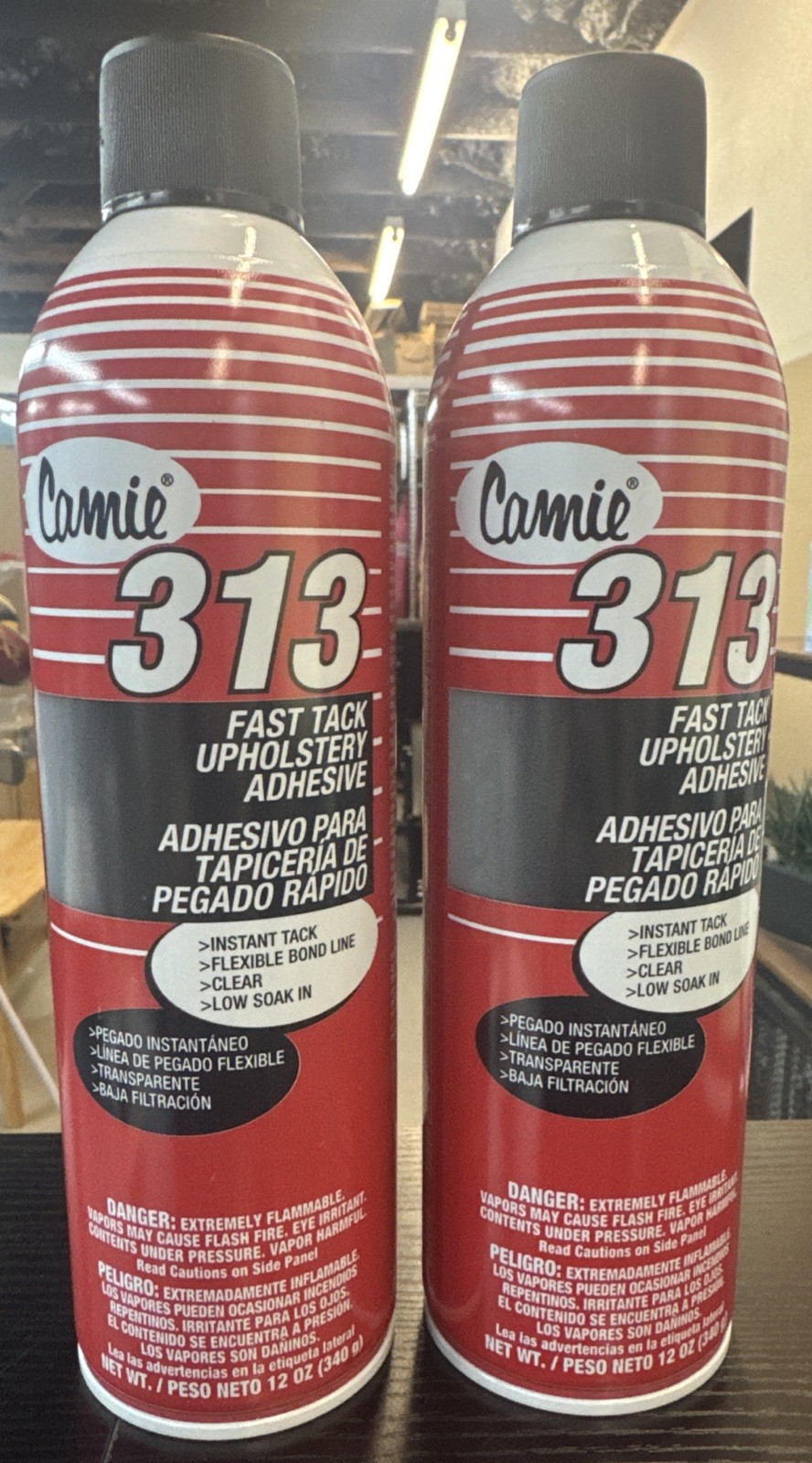 LOT OF 2 ~ Camie 313 Fast Tack Upholstery Adhesive Amazing Stuff Retails $39.95