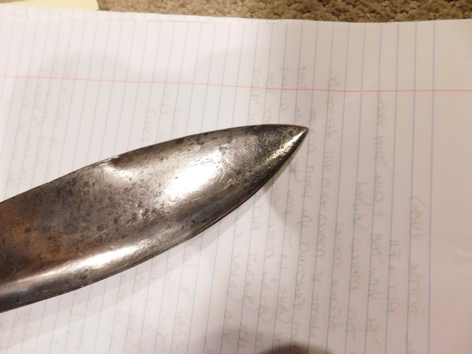 WWI U.S. Army Bolo Knife M-1910 Marked SA Springfield Armory US 1913