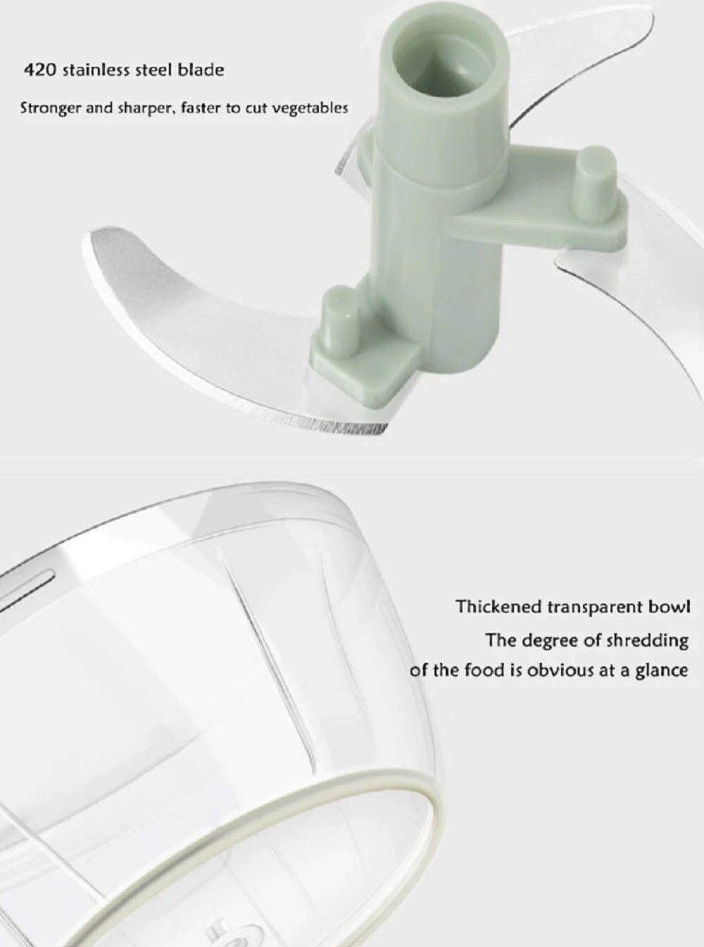 Manual Food Chopper Hand-Pull String – Portable Onion & Garlic Mincer