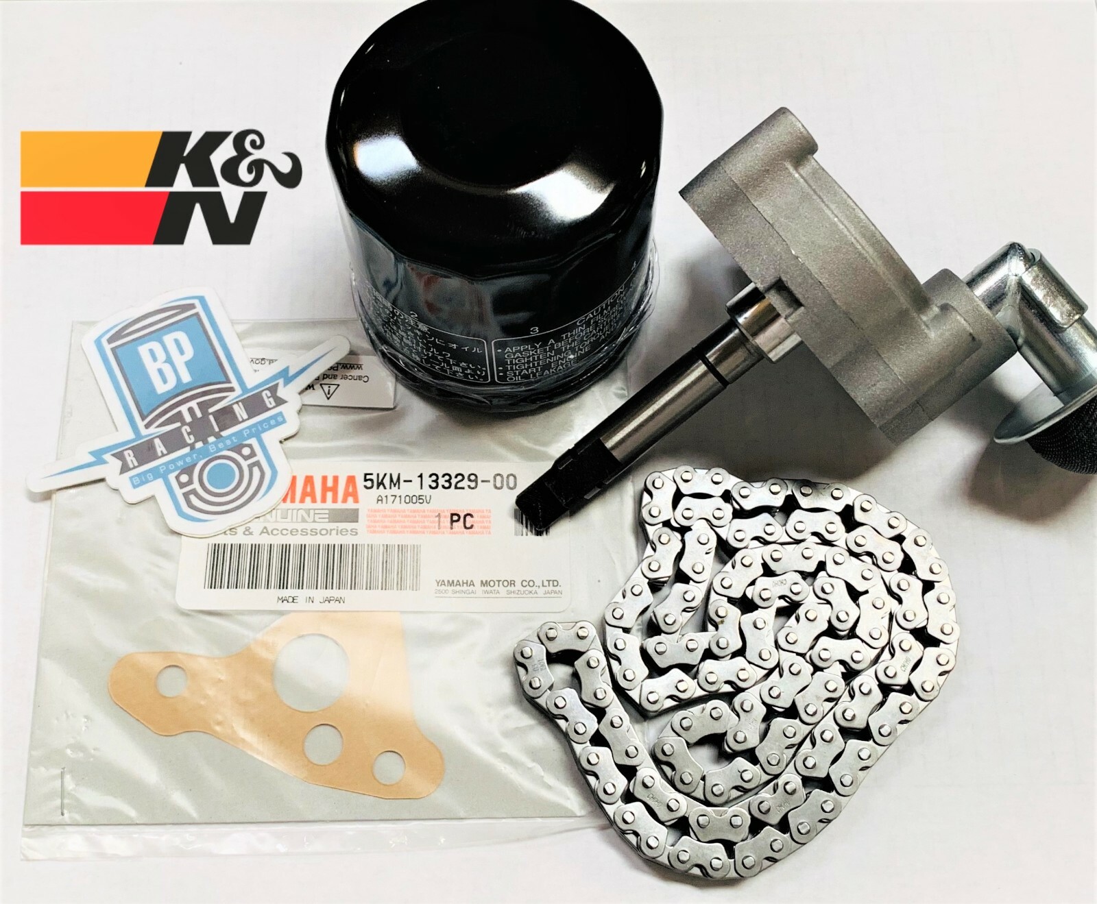 Rhino Grizzly 660 Oil Pump Filter Chain Gasket Hi Flow Cooler Heavy Duty Cadena