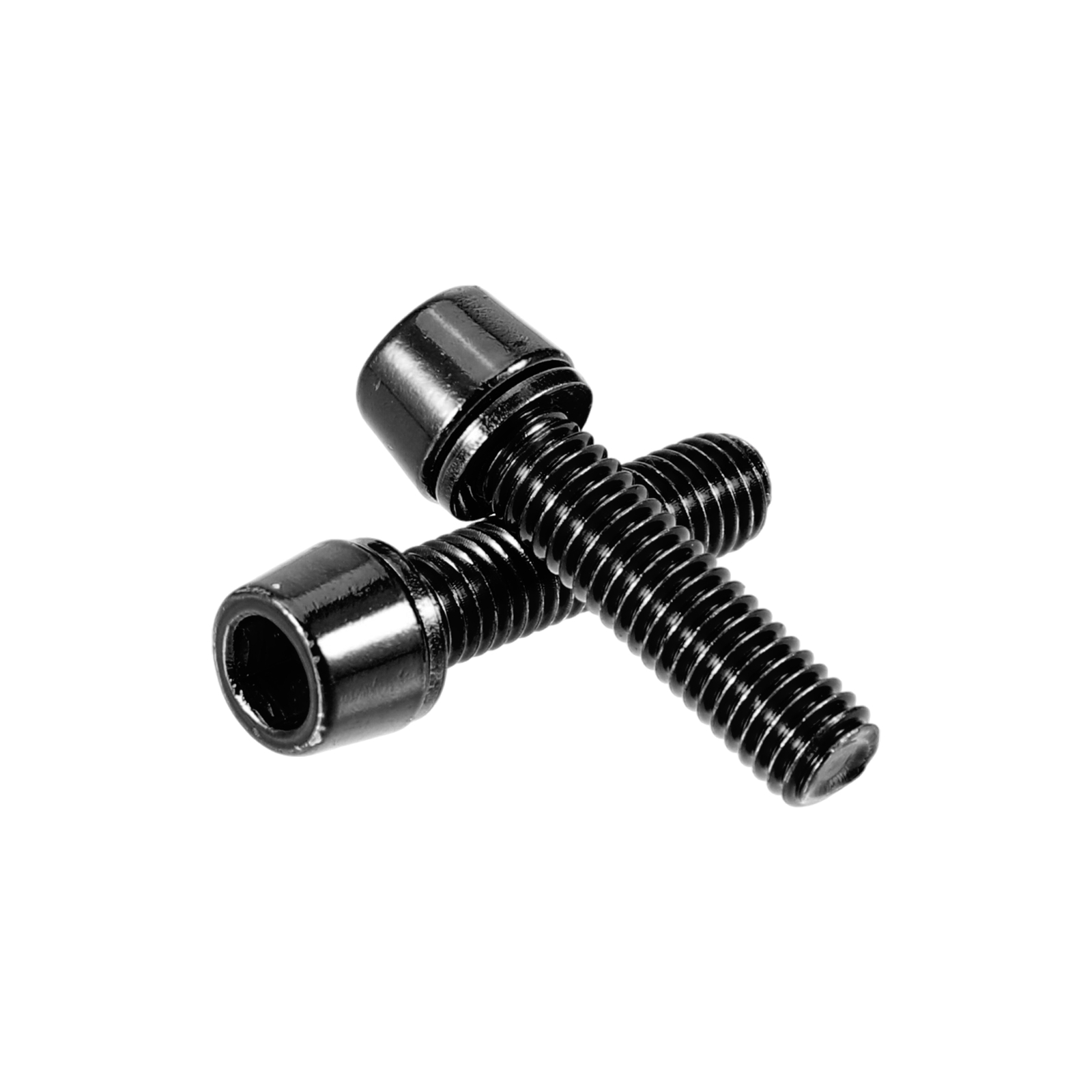 6 Pcs Bicycle Stem Screws for MTB Bike Bicycle Durable M5x20mm Steel Black