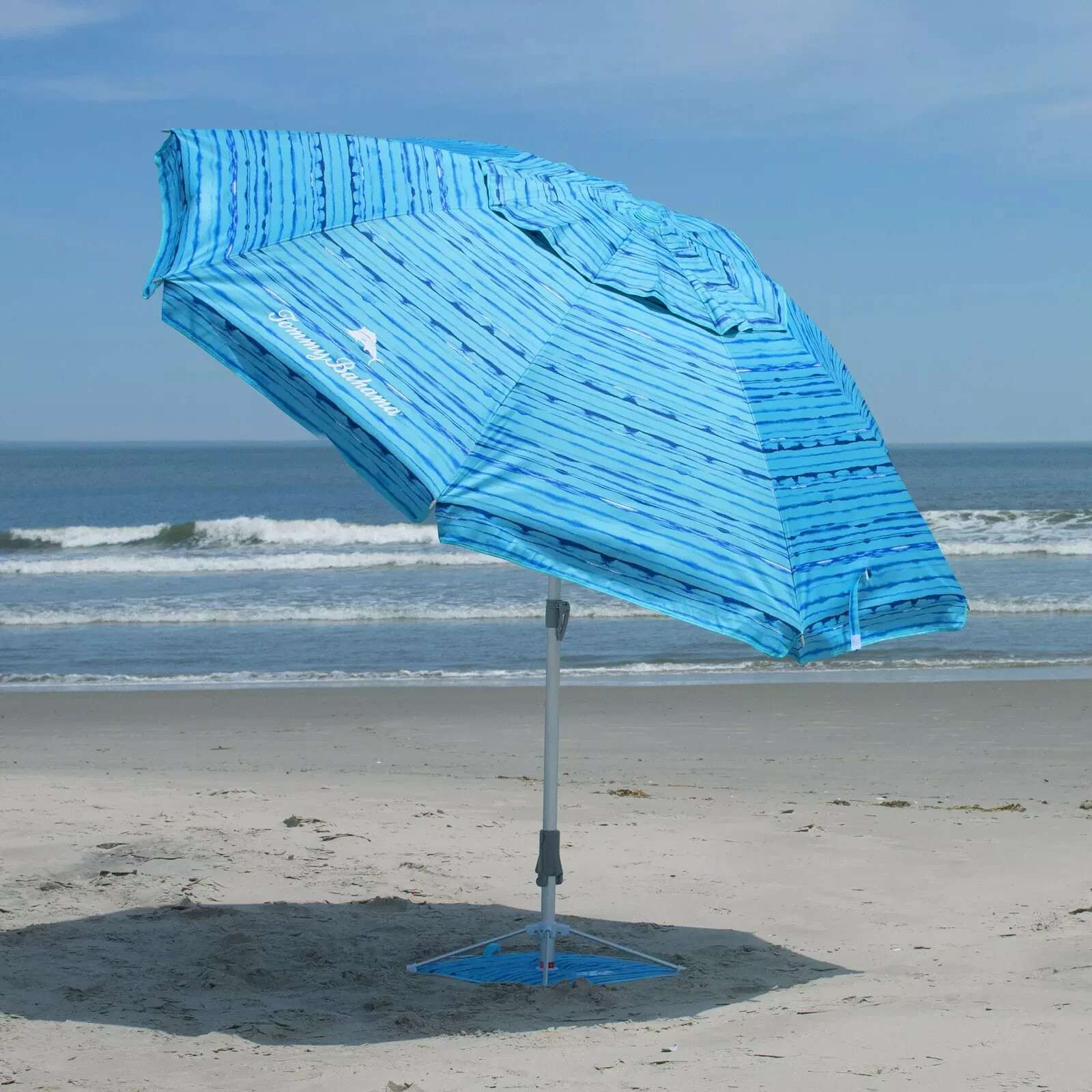 Tommy Bahama 7.5’ Beach Umbrella System Adjustable Tilt