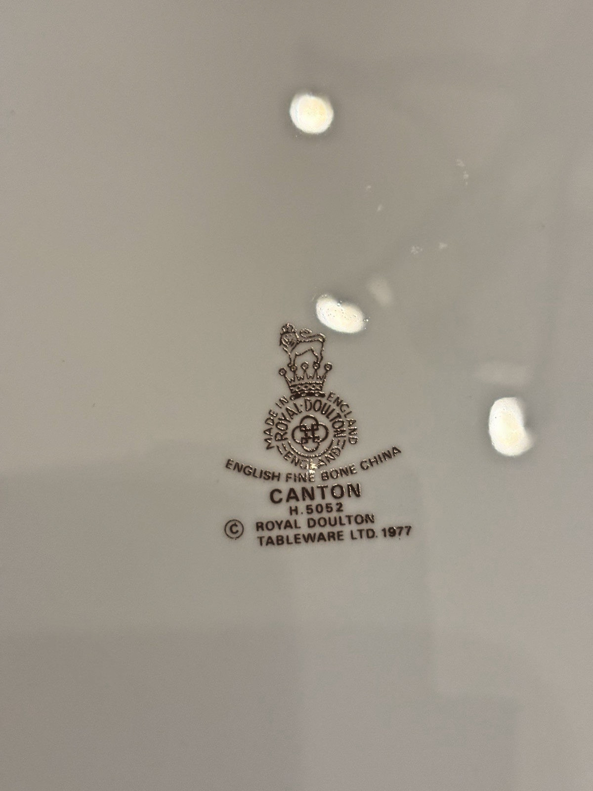 Four Royal Doulton “Canton” 5-Piece Place Settings (20 pieces) w/Free Shipping