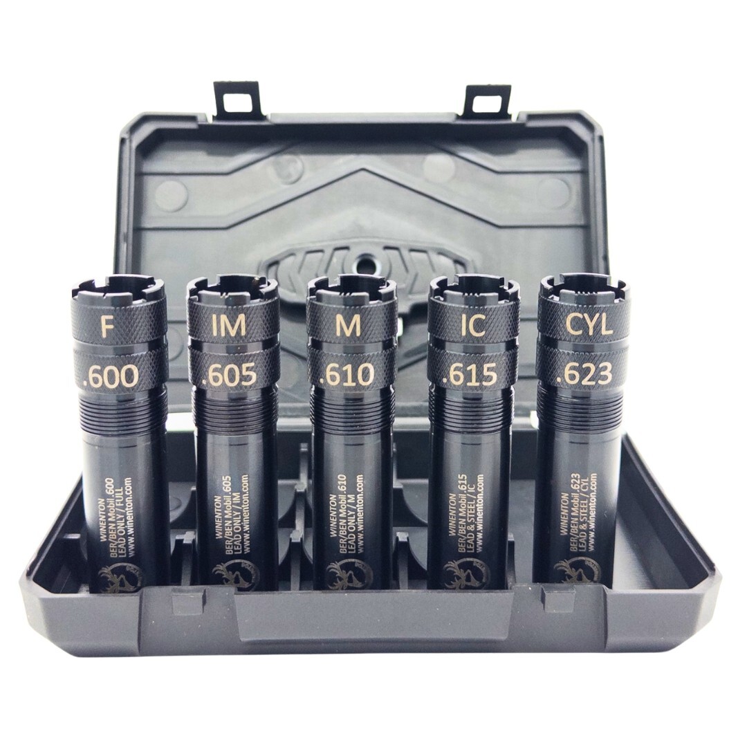 Beretta/Benelli Mobil Thread Chokes Set 20 ga Black 5 Pieces / Winenton™