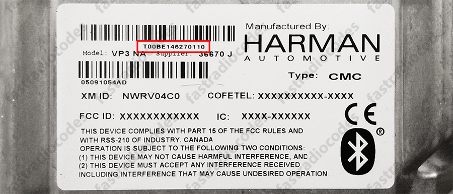 ✅CHRYSLER TOWN & COUNTRY CAR RADIO ANTI-THEFT UNLOCKING PIN CODE FOR ALL MODELS✅