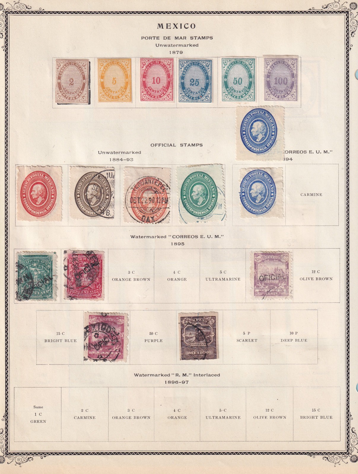 MEXICO - MINT AND USED COLLECTION ON ALBUM PAGES - DR. SCHULTZ ESTATE - Q198