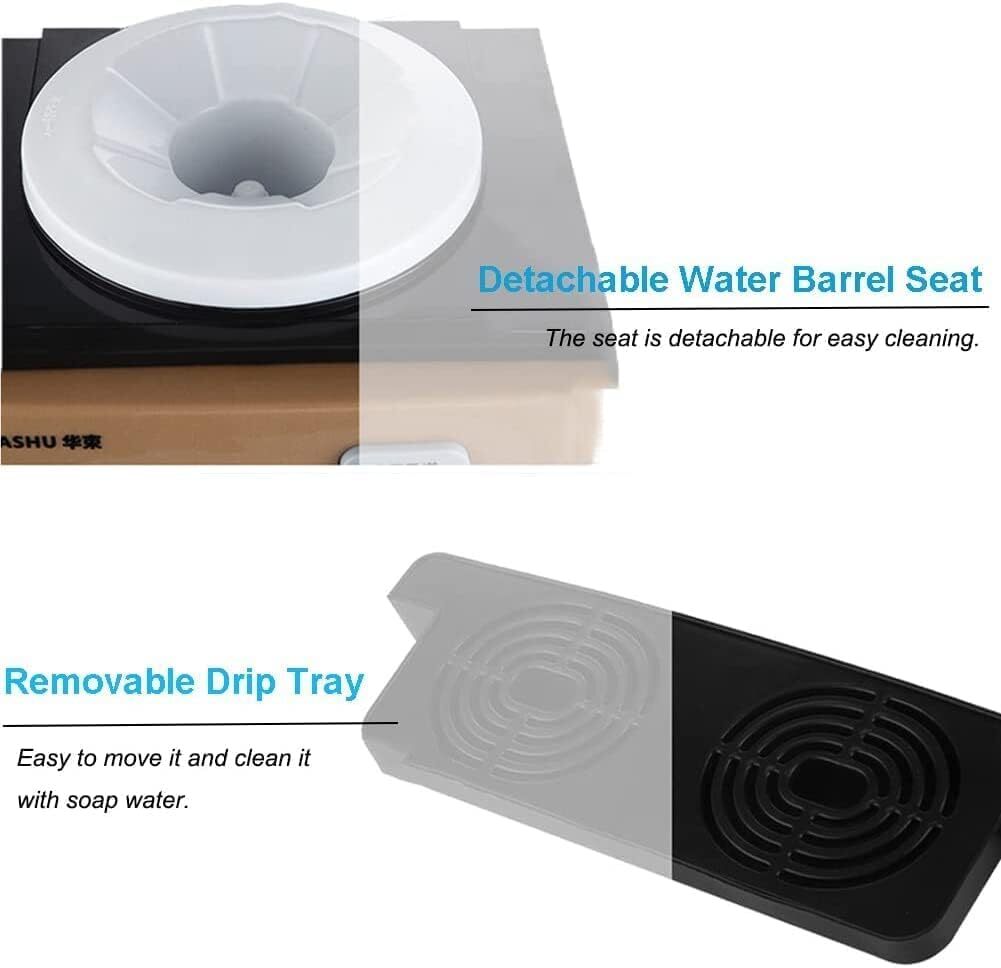 Electric Water Dispenser - 5 Gallon Cold & Hot Water Cooler, Compact Design