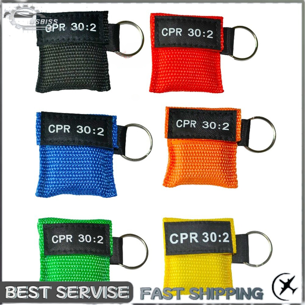 Face Shield CPR AED First Aid Training CPR 30:2 CPR Face Mask Keychain