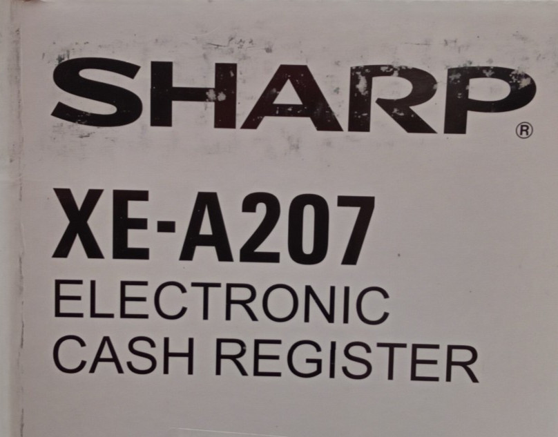 Sharp XE-A207 Control System Electronic Cash Register Sealed