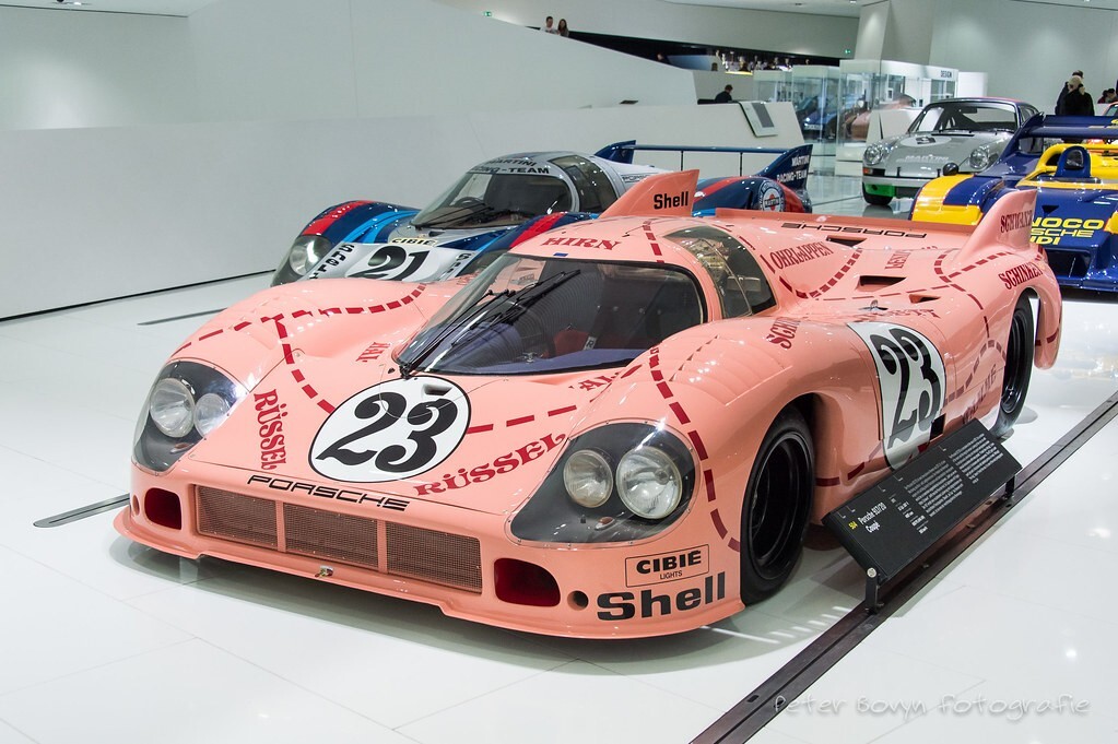 Porsche 917 Racing Coffee Tea Mug / Le Mans Porsche 917 Pink Pig