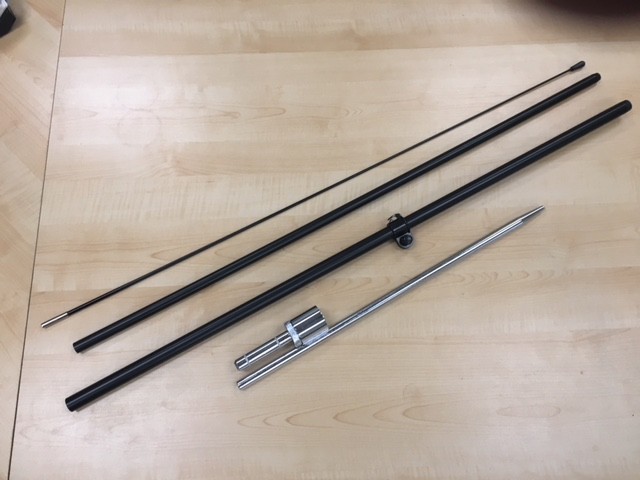 8 FT FEATHER FLAG POLE SET FOR A 6FT-7FT FLAG  **SALE**