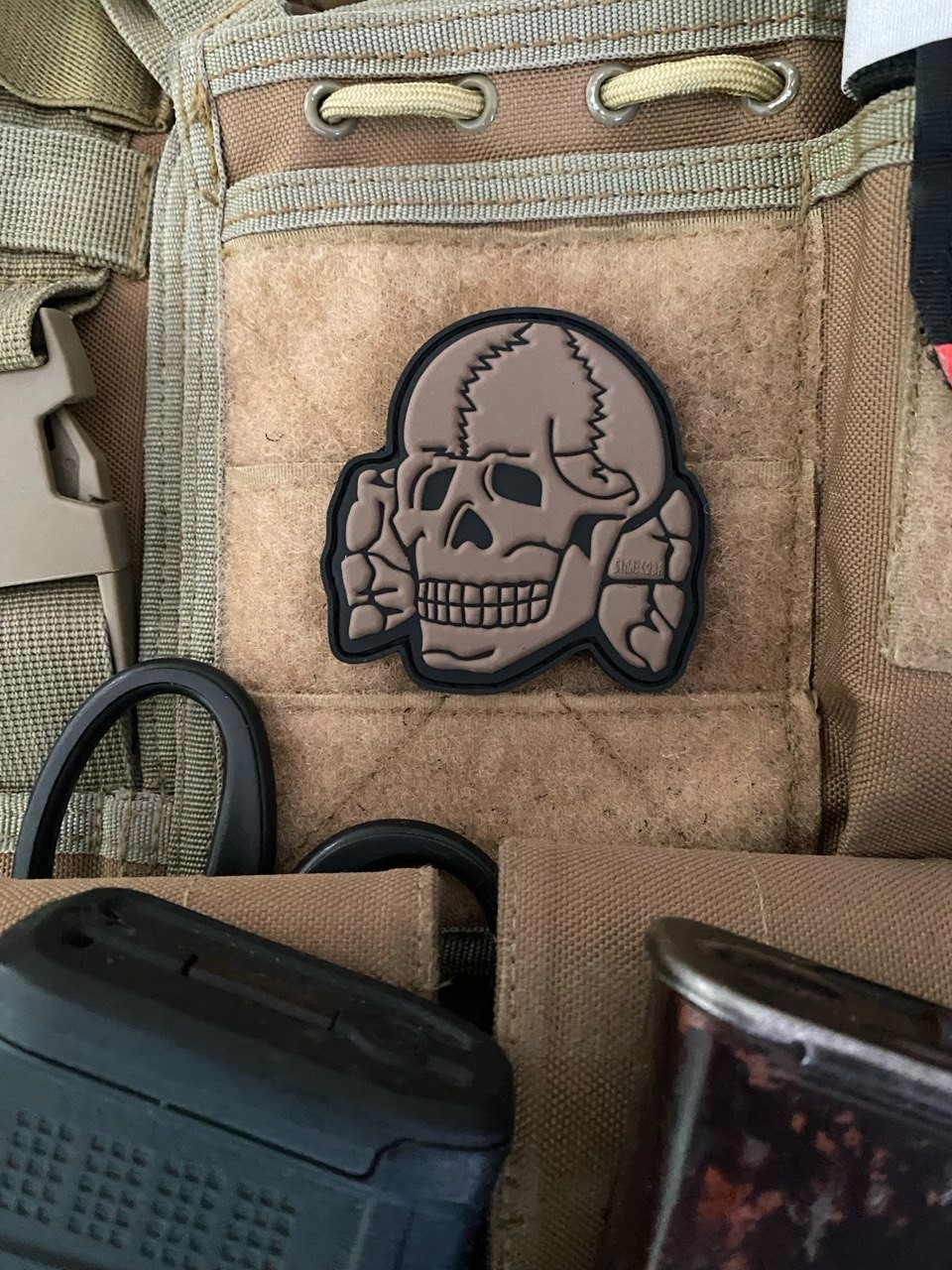 PVC patch "Skull head" old school
