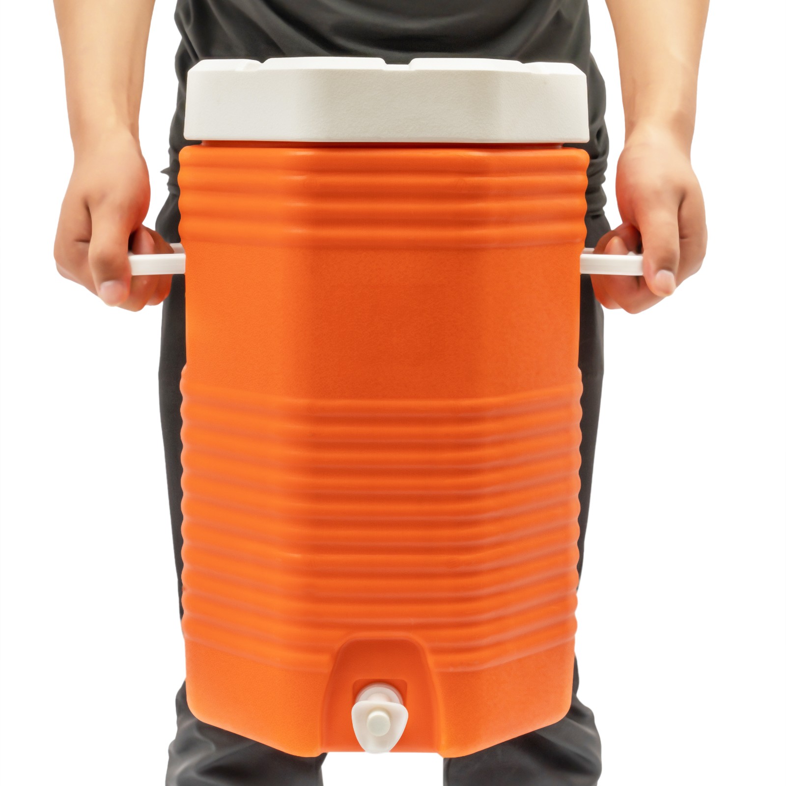 16L Insulated Drink Cooler Portable Beverage Insulation Barrel PU Capacity 100kg
