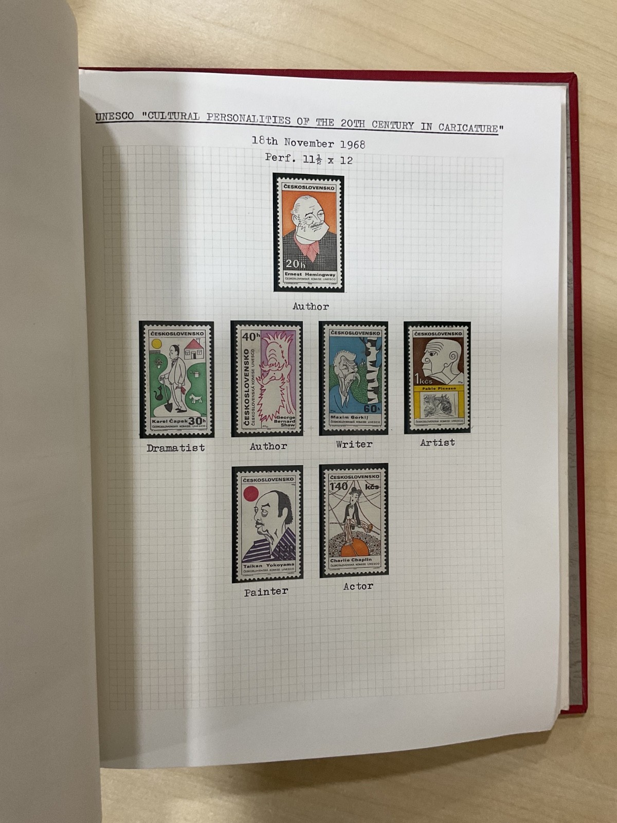 Czechoslovakia stamps. 1938 - 1970. Mint. Well written up album. G/109