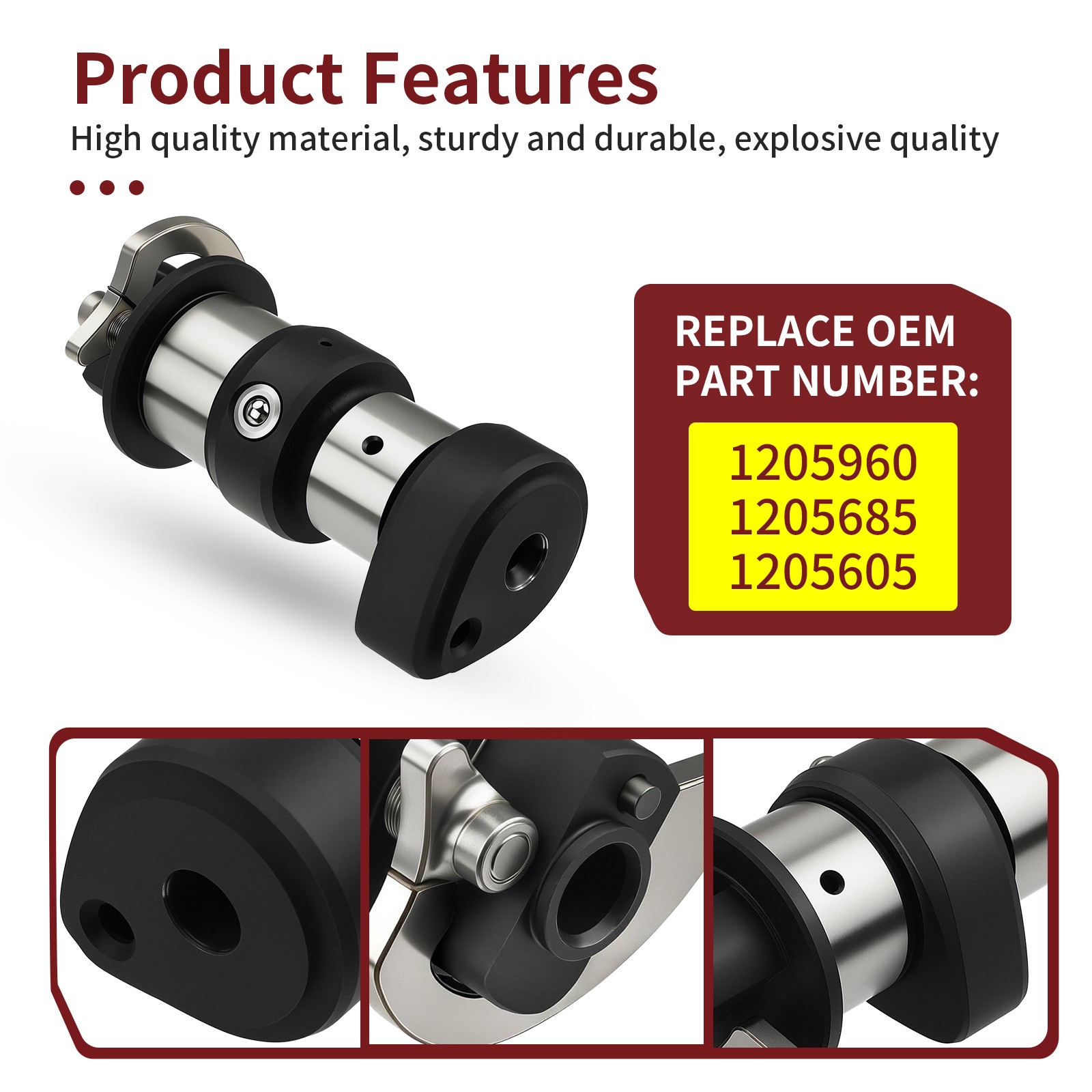 2V Camshaft Assembly For Polaris Sportsman 450 HO 2017 2018 2019 2020 2021-2025