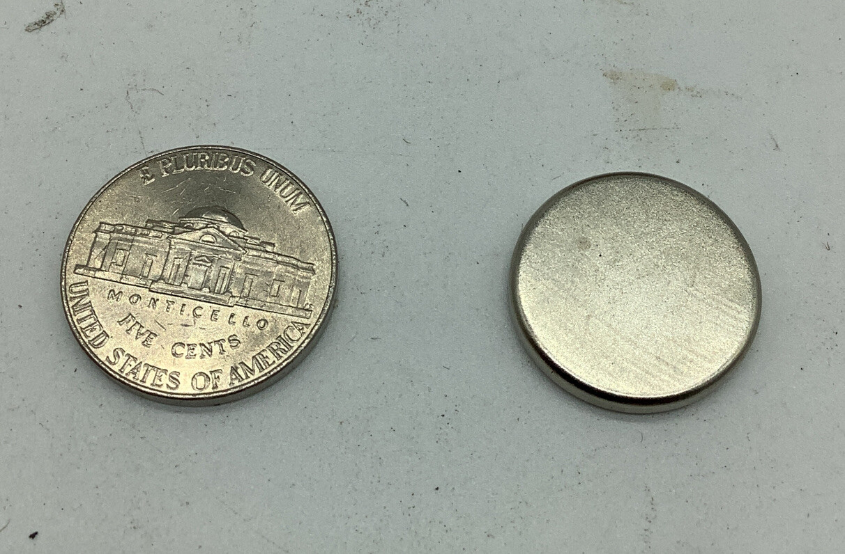 neodymium magnets 19.50mm X 2.60 (3/4 X .1024) 20 Pc. Lot 2128-D3