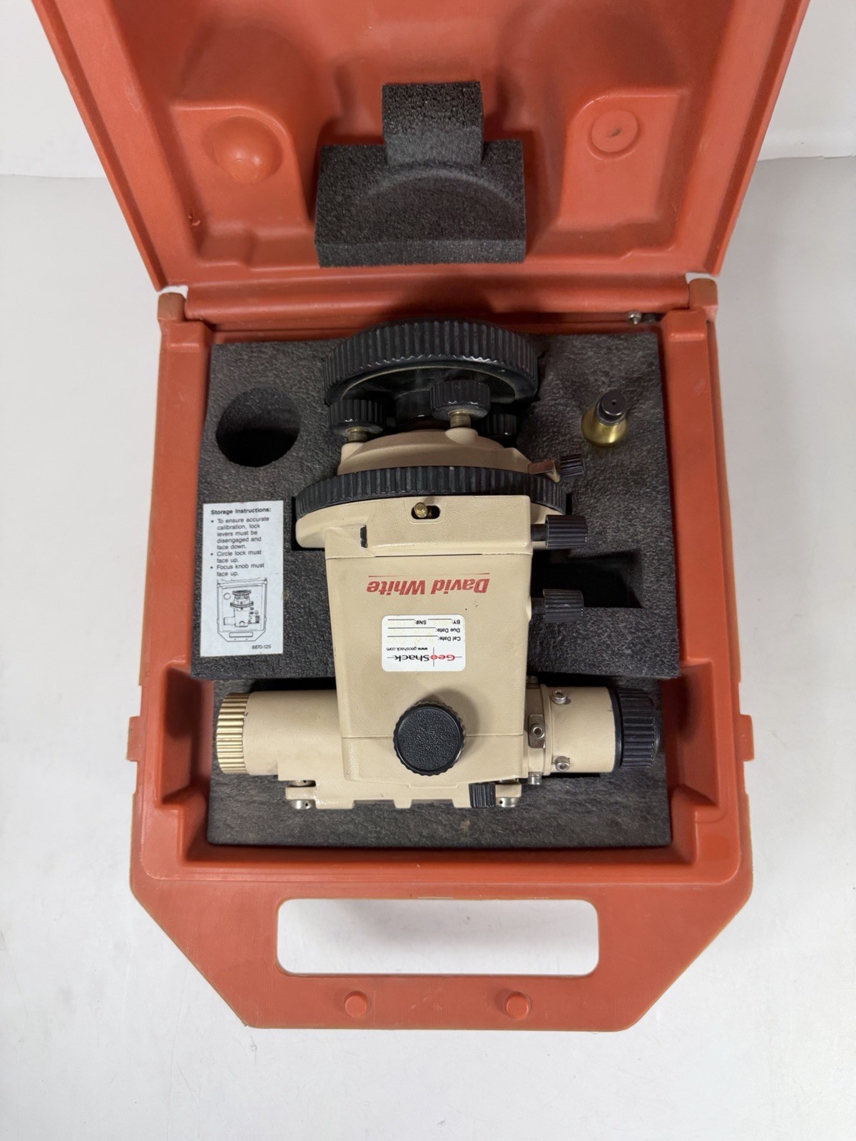 David White LT8-300 Universal 26X Optics Level-Transit in Hard Case - USA