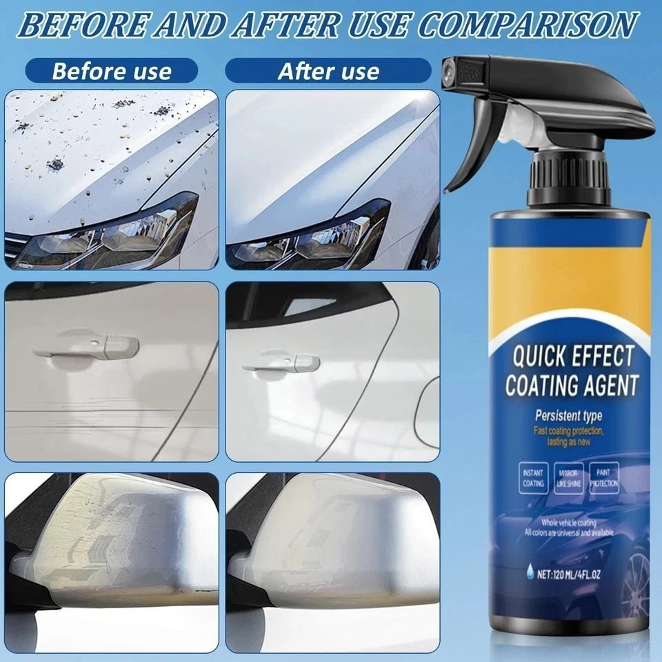 Advanced Car Quick-Acting Coating Agent Spray, Car Coating Spray, Quick Effect