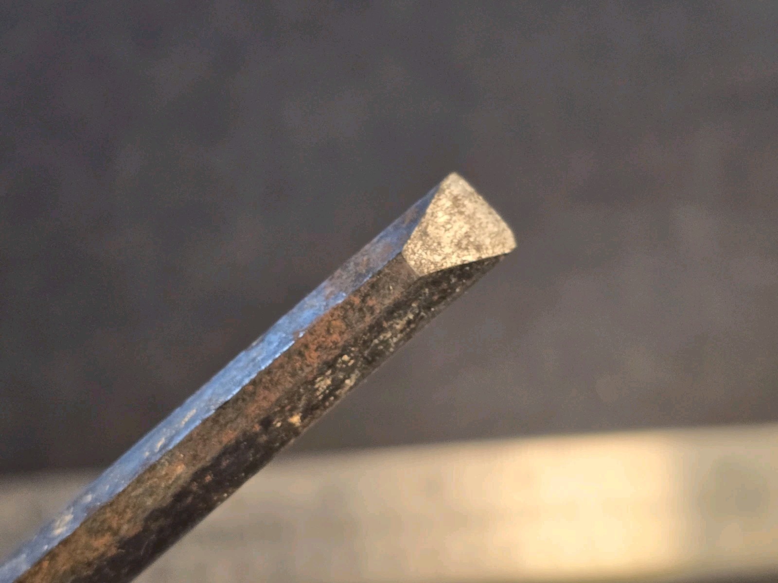 Vintage Buck Bros. 3/8 in Socket Chisel with Wood Handle