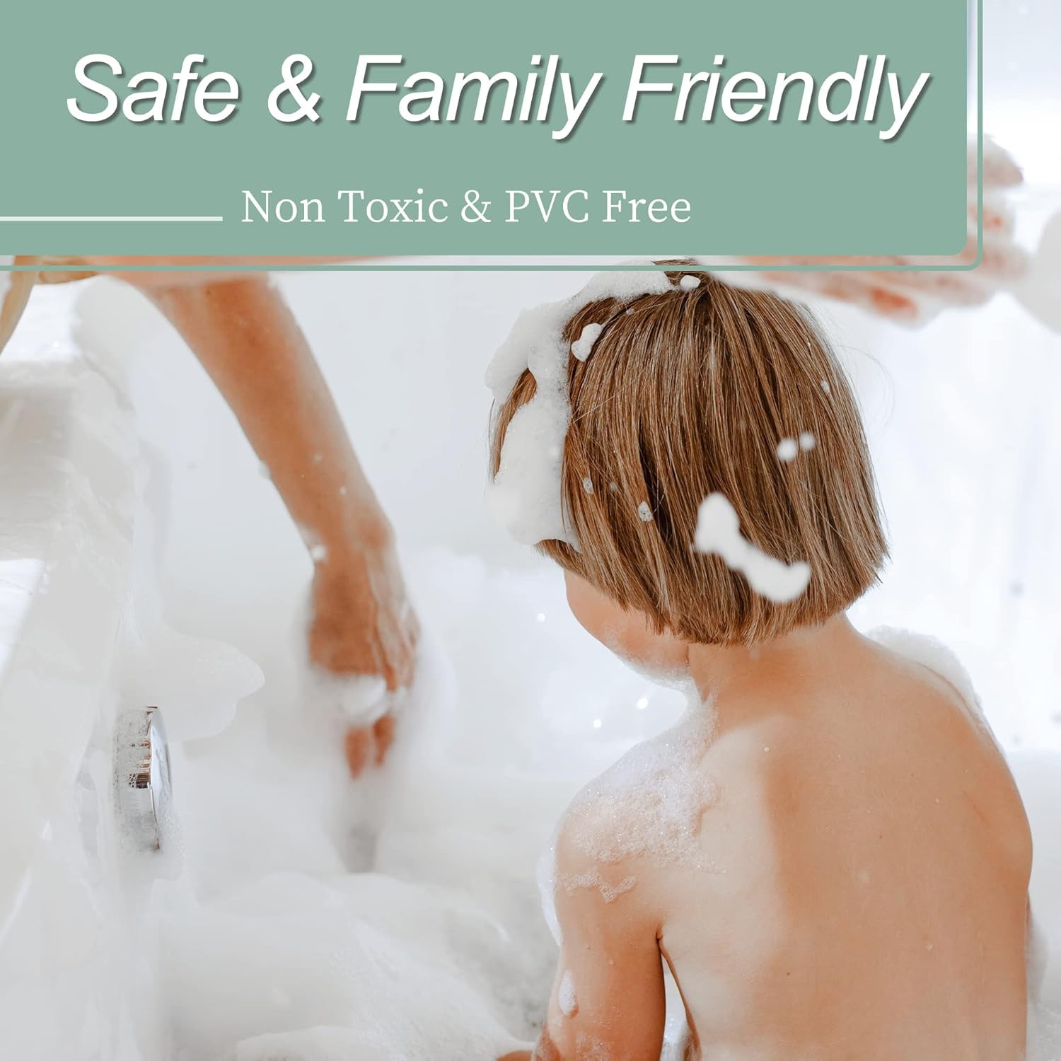 Clear Shower Curtain Liner with 3 Magnets, 72x72 Premium Flexible Sturdy Plastic