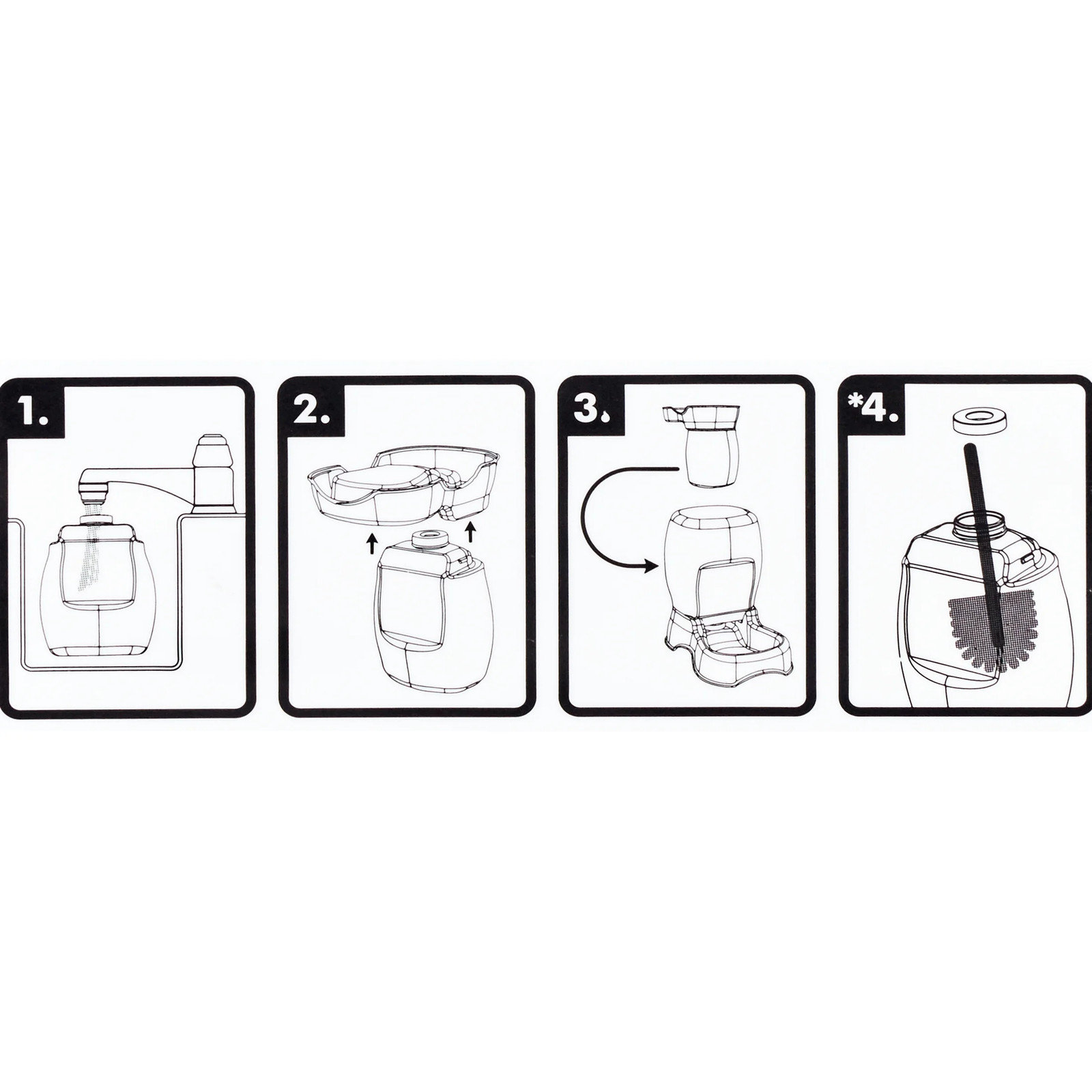 Pet Café Gravity Waterer Water Bowl Station for Dogs and Cats, 3 Gallon