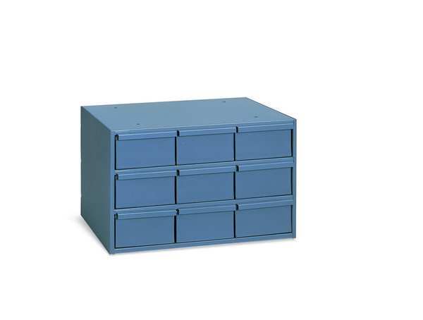 Durham Mfg 004-95 Drawer Bin Cabinet With 9 Drawers, Prime Cold Rolled Steel,