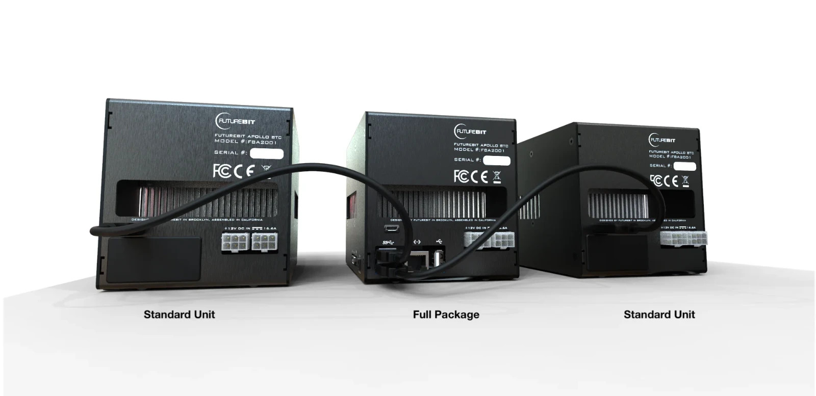 FutureBit BTC 2TB SSD Full Node & FutureBit 200 Watt Dual 6-Pin Power Supply NEW