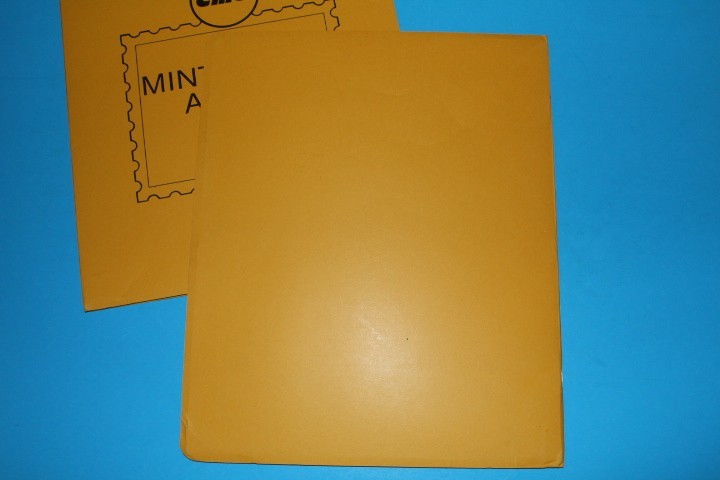 CMC Mint Sheet File Capacity 16 pgs 3 pocket 11.5" x 9.5" BlueLakeStamps CLEAN