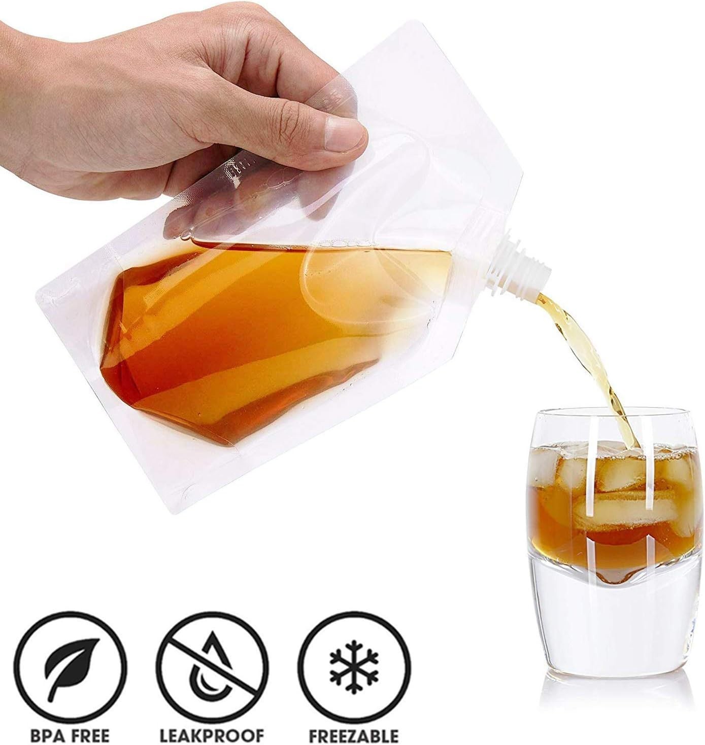 Travel-Friendly 32oz BPA-Free Drink Bags – Durable, Reusable, and Leak-Proof