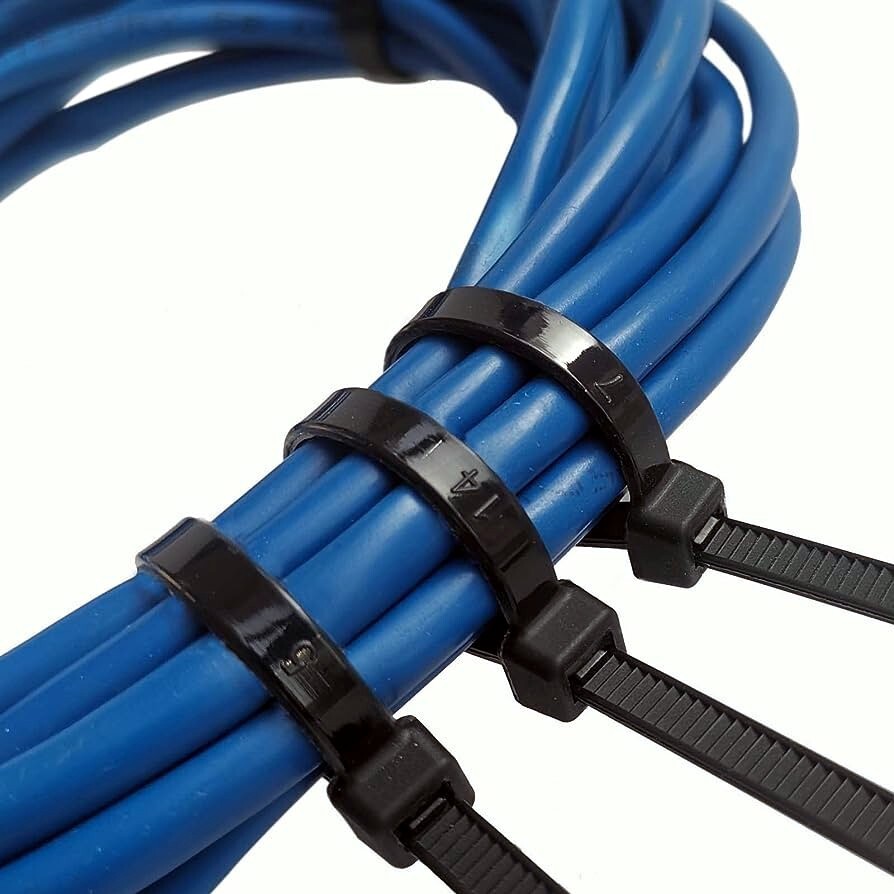 100~LARGE 36" BLACK CABLE ZIP TIES Heavy Duty UV Resistant UL 6/6 Nylon