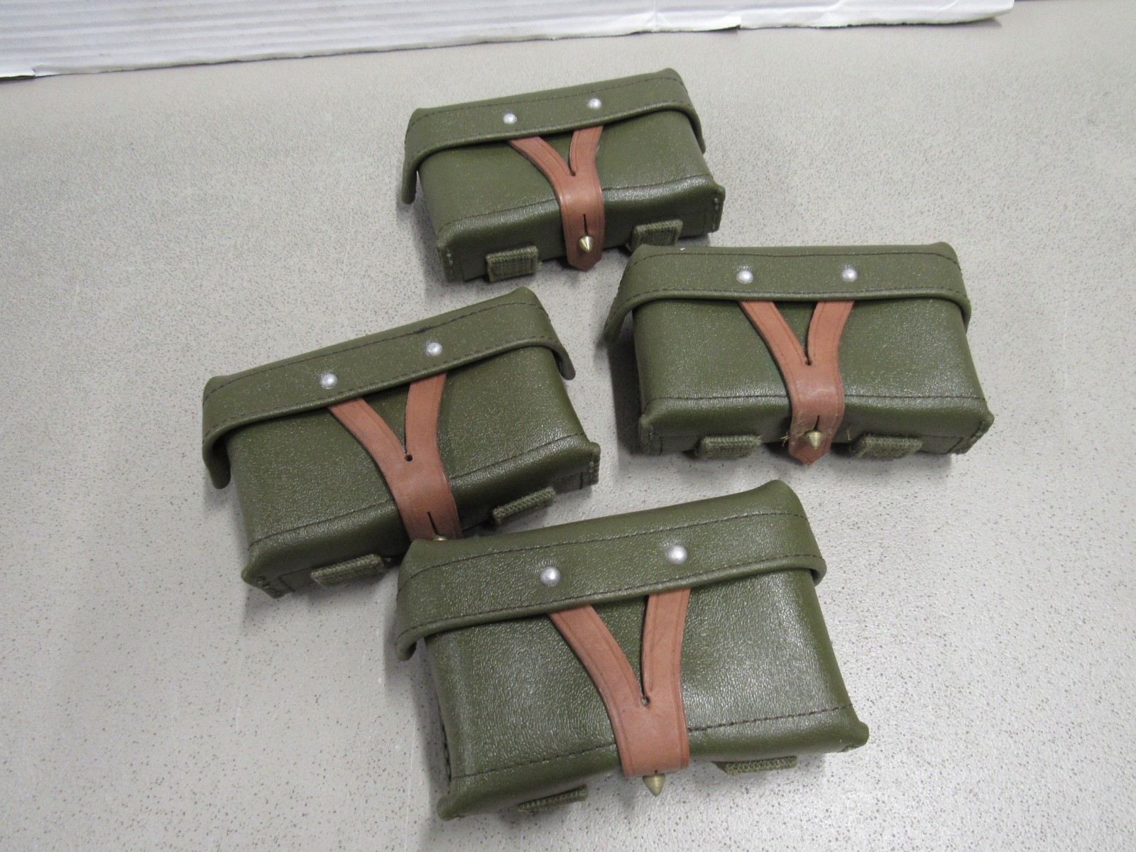 Chinese SKS Stripper Clip Ammo Pouch 7.62 Chicom Viet Cong Unused New Old Stock