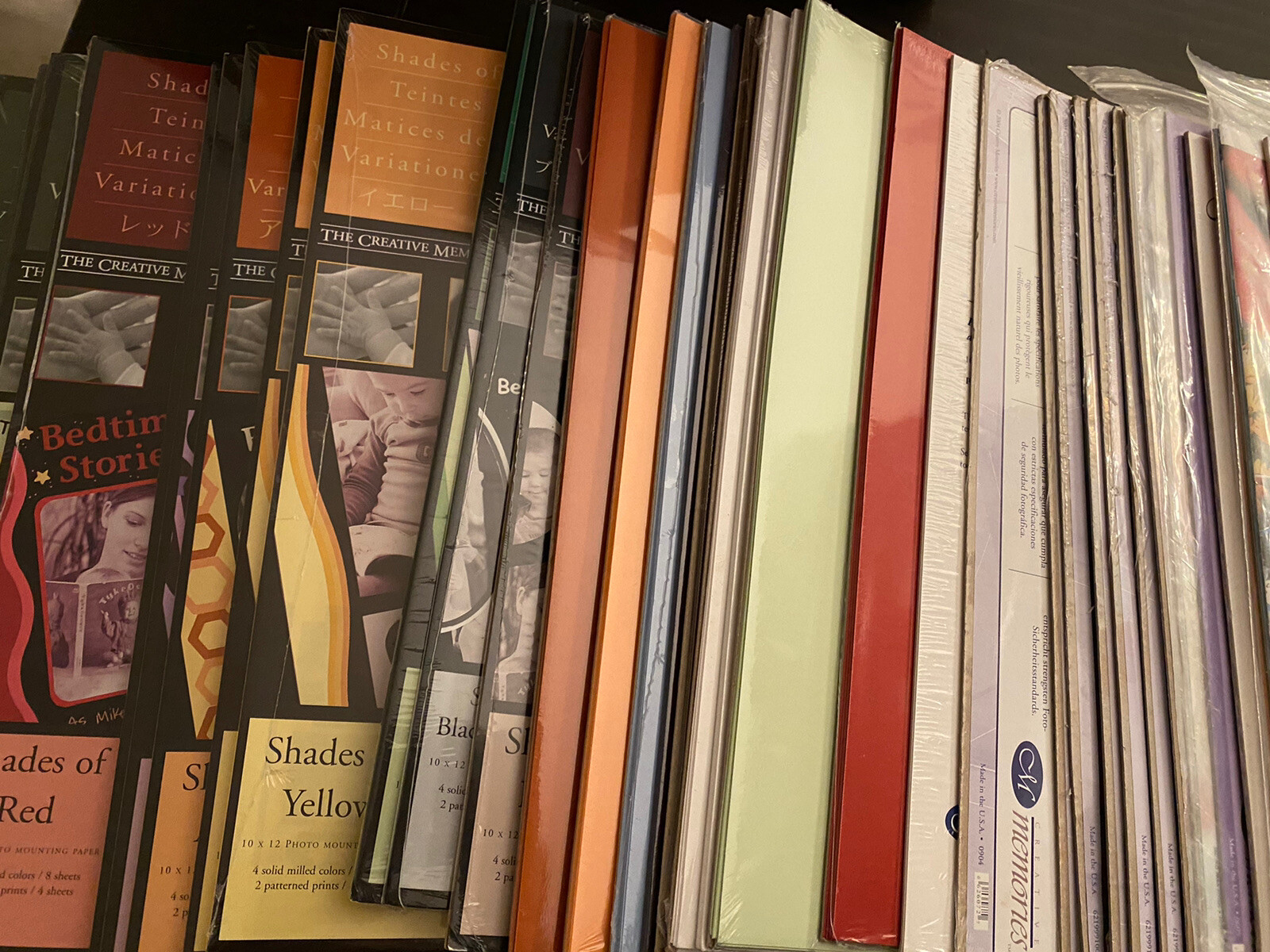 Creative Memories Photo Mounting Paper 10x12 Crafts Scrapbook Print Solid U PICK