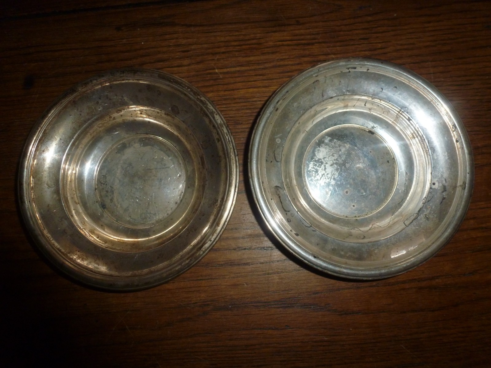 Two Antique Sterling International Vintage Bowls 6.5" 80 Grams Each