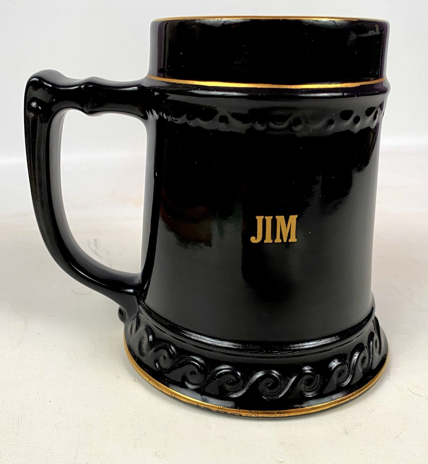 Vintage 1964 University of Michigan Lambda Chi Alpha Ceramic Beer Mug Stein JIM