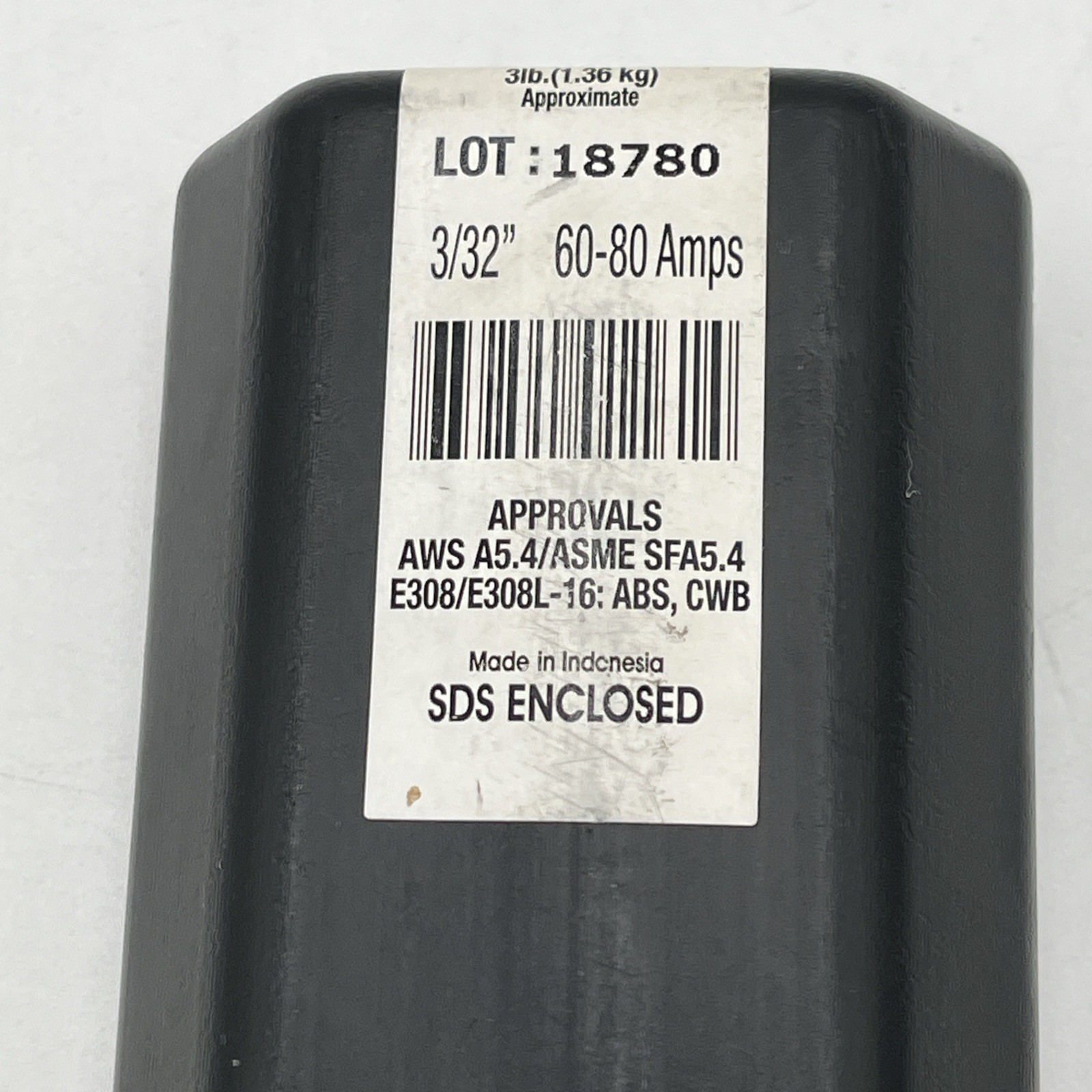 NEW! Radnor 3/32” Stainless Steel Welding Stick Rod Electrode 308L-16 - 64001161