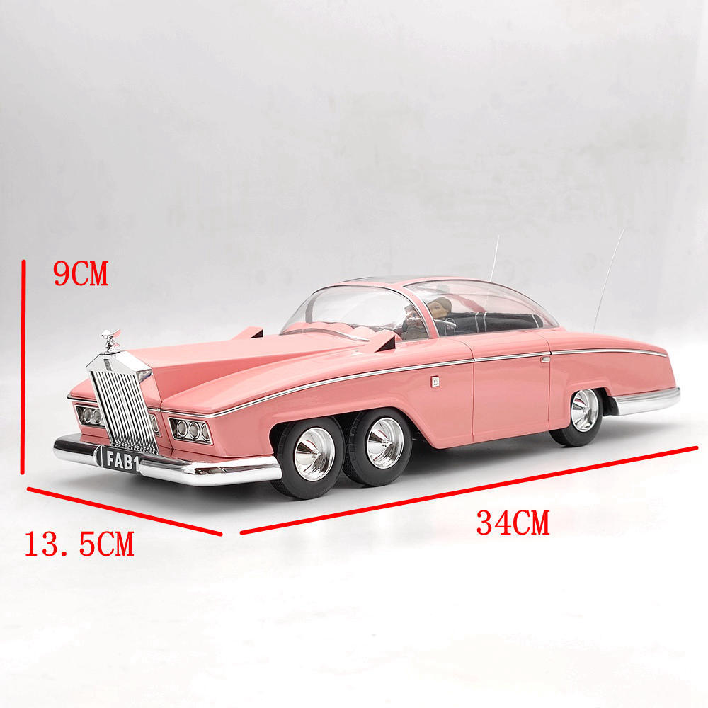 1/18 AMIE Rolls Royce Lady Penelope's Thunderbirds FAB 1 Resin Models Car Gifts