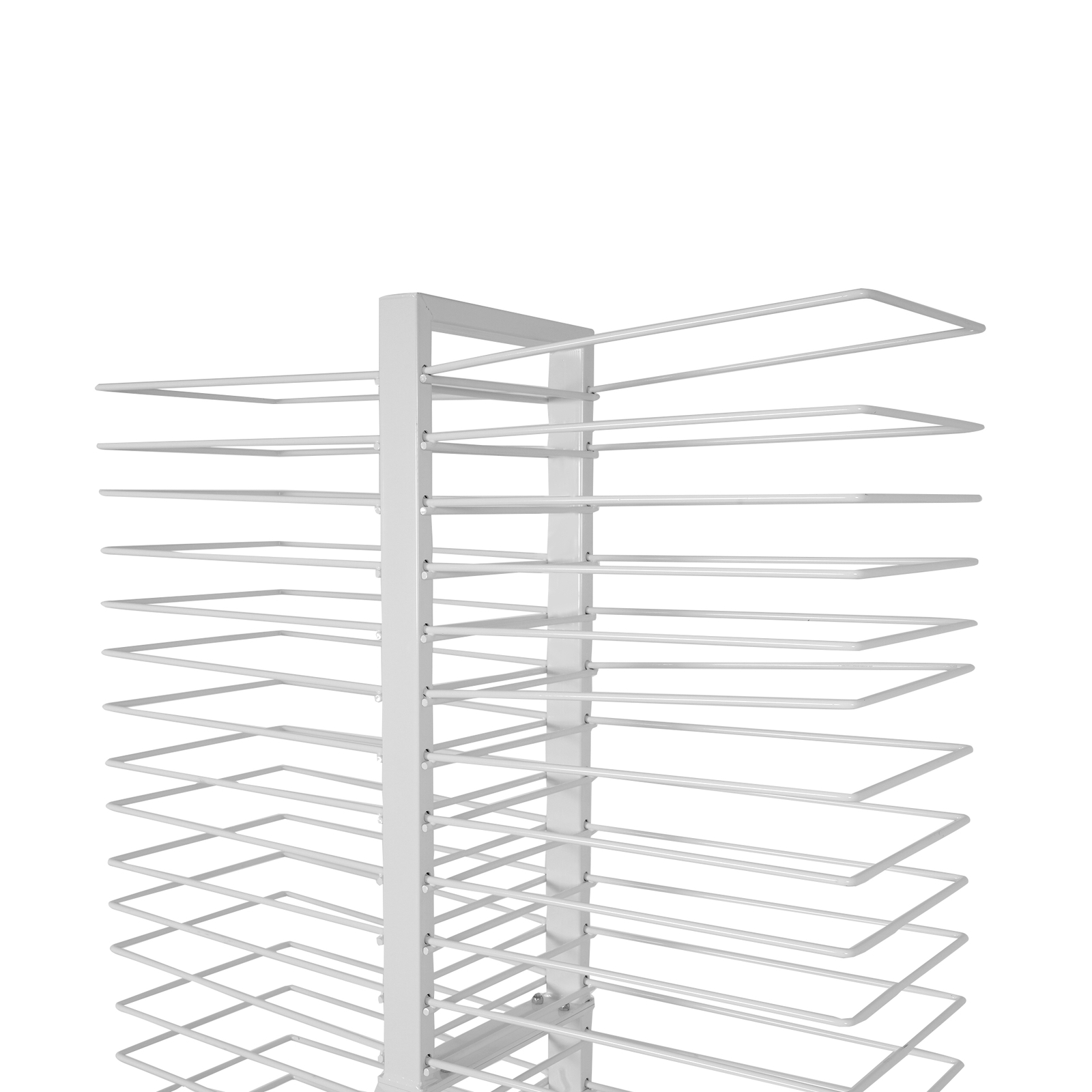 50 shelves Powder Coated Drying Rack 4 Wheels For cabinets/Shelves/Paint Shops