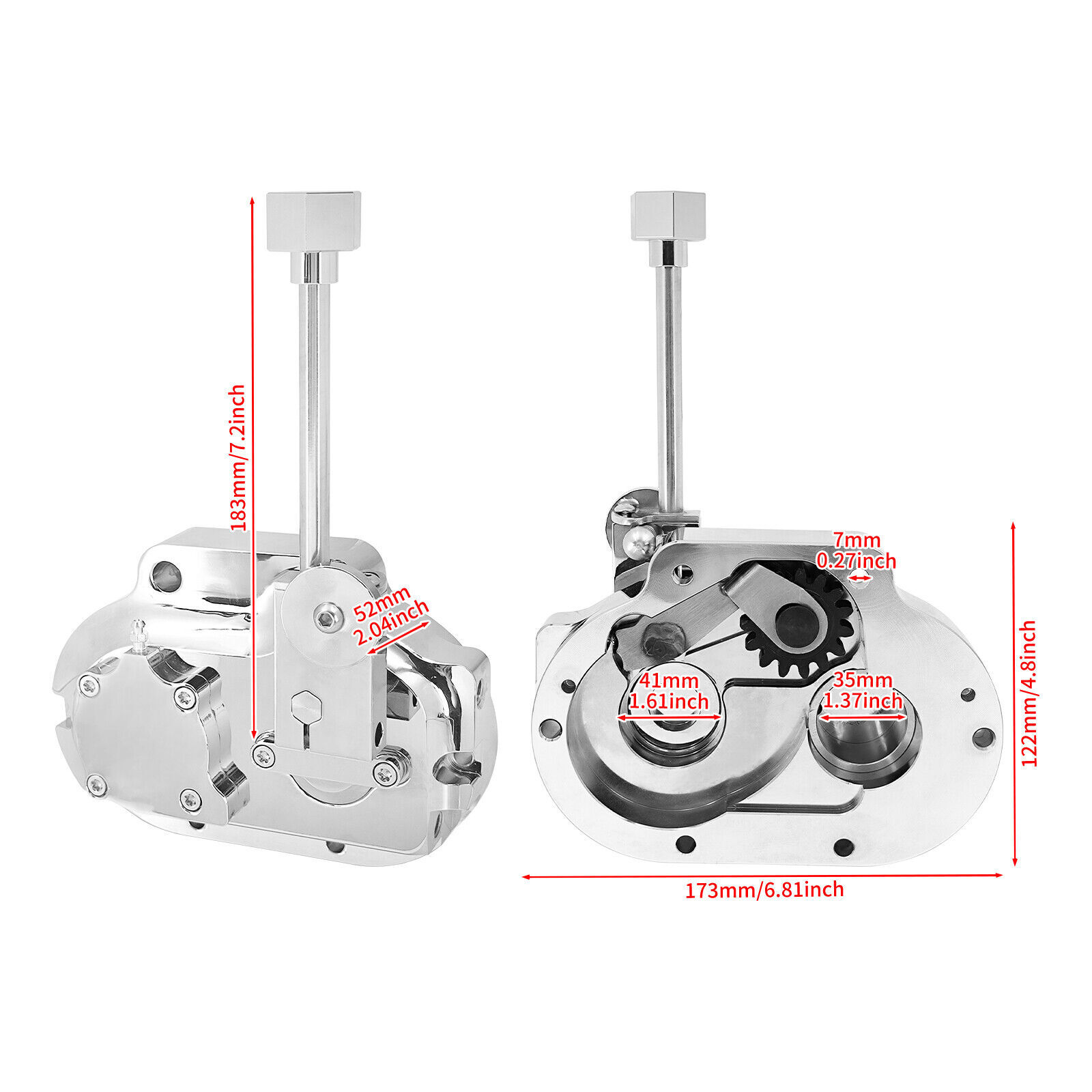 Chrome Reverse Gear Clutch Gearbox For Harley Touring Road Street Glide 14-2020