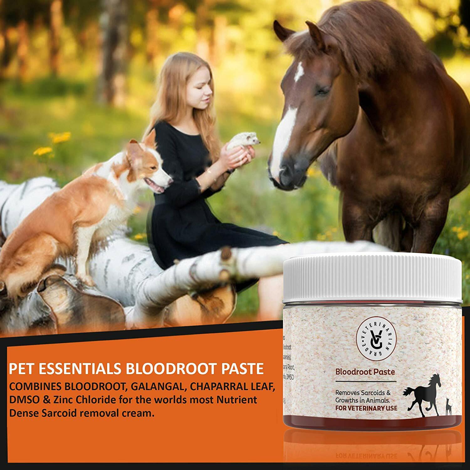 (2 Pack) Veterinarian Grade Sarcoid Herbal Paste for The Removal of Sarcoidosis