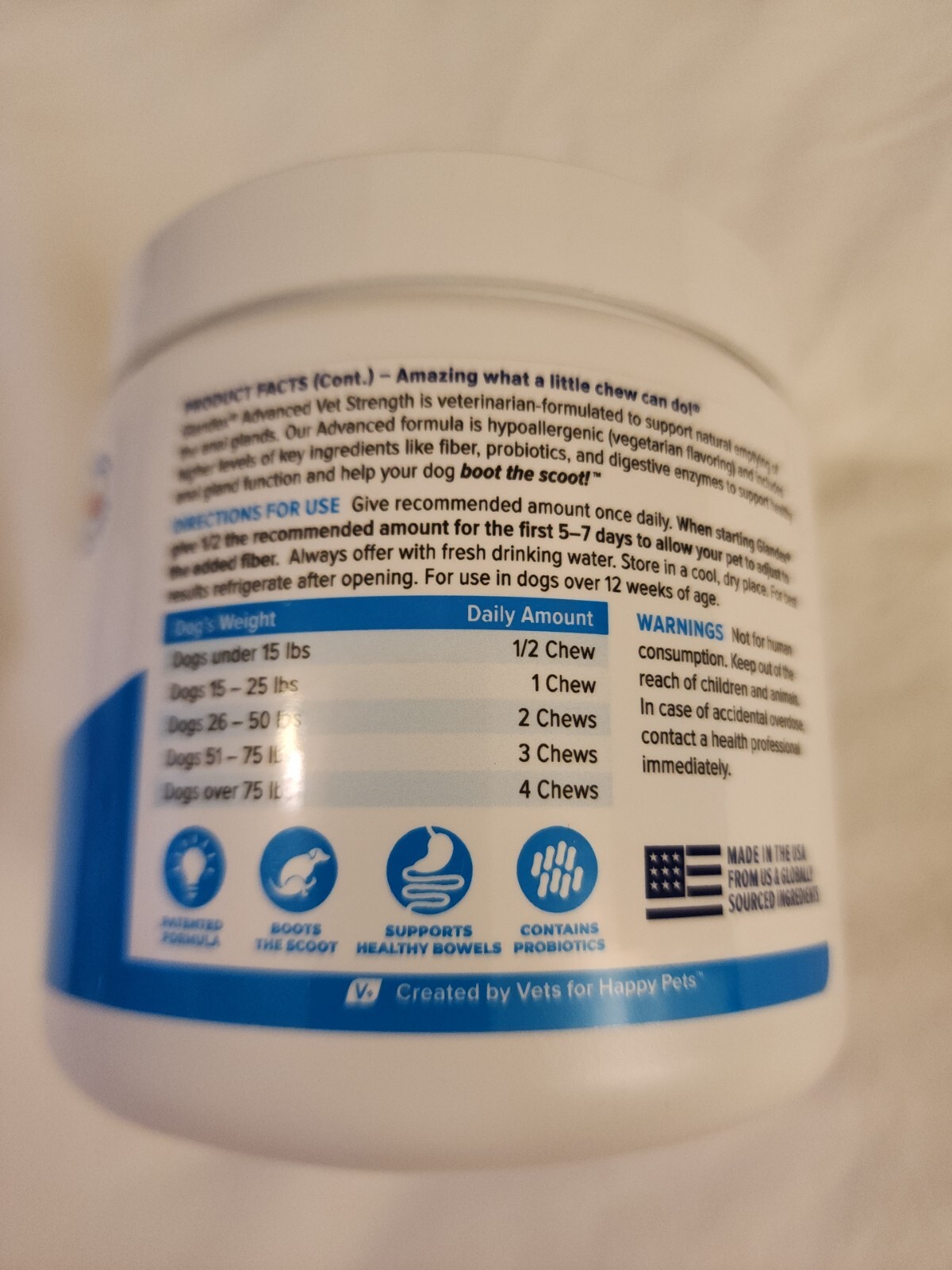 Glandex Advanced | Vet Strength Soft Chews (Dog) 60 Chews | +Free Shipping !