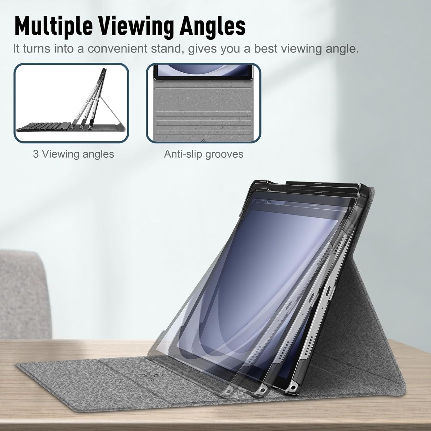 Keyboard Case for Samsung Galaxy Tab A9 Plus 11 Inch 2023 Slim Stand Cover