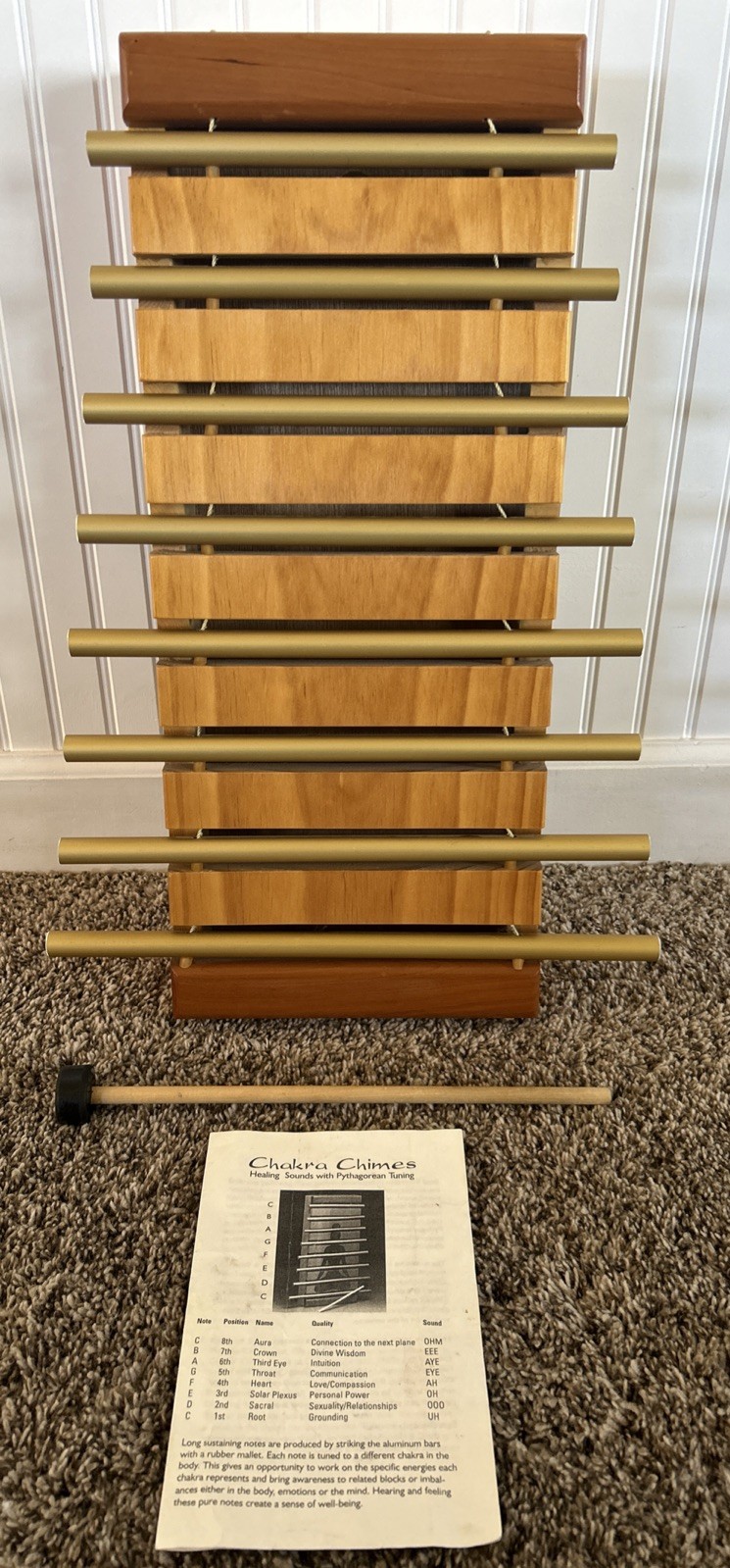 Soul Vibration Instrumets Chakra Chimes Therapy Xylophone