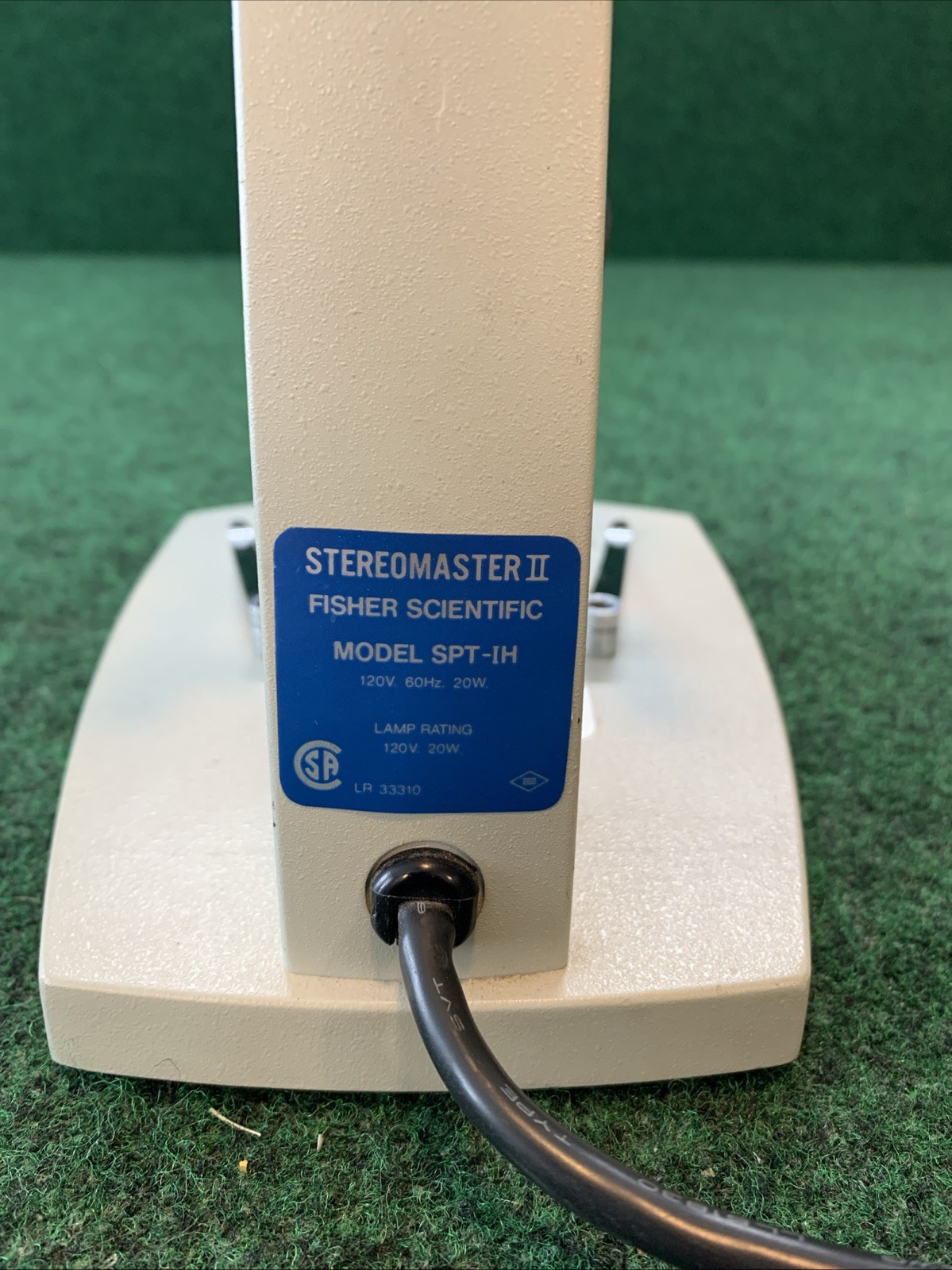Fisher Scientific Stereomaster II Microscope SPT-IH W/ SW10X Eyepieces Lighted