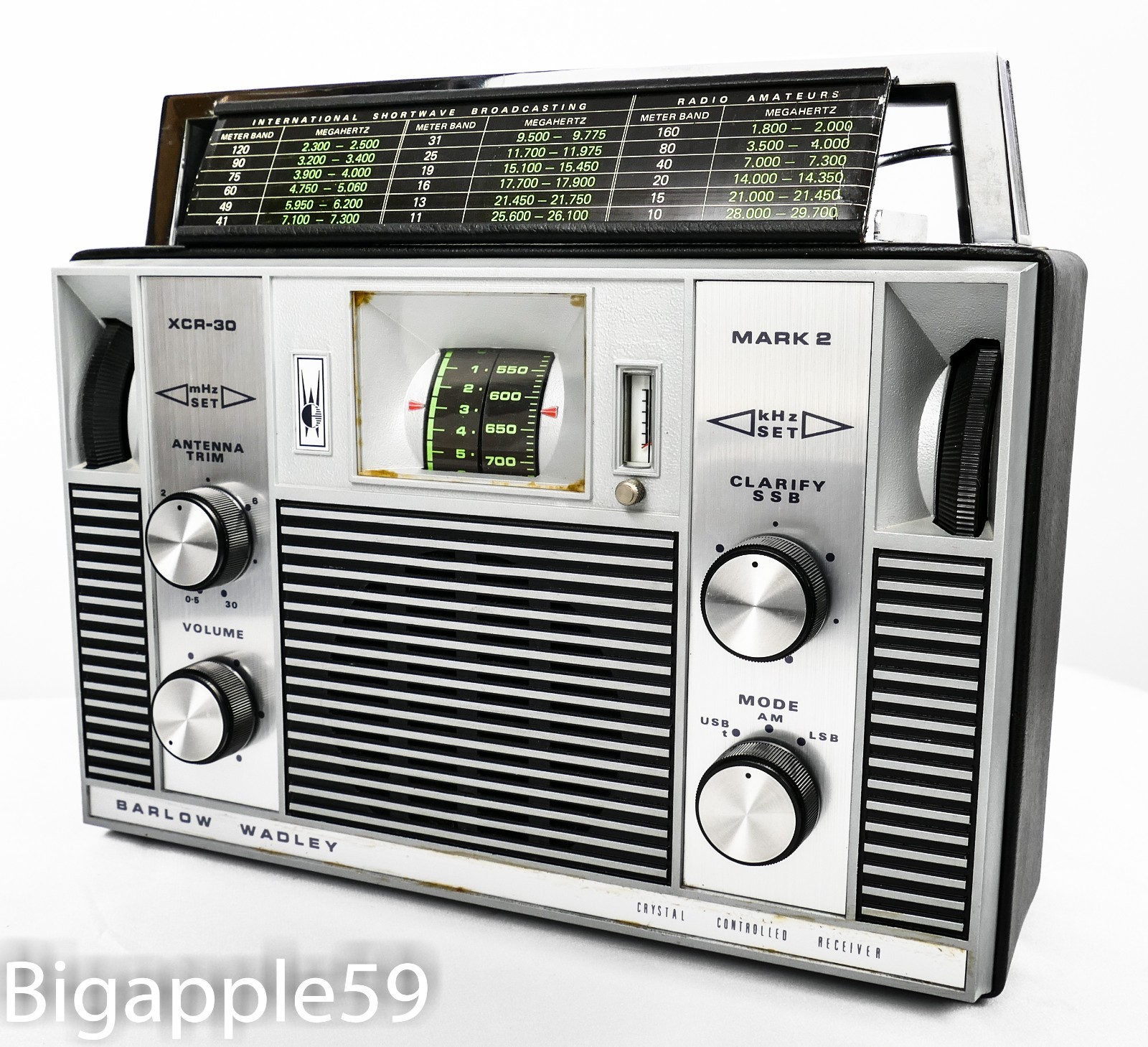 Barlow Wadley XCR-30 Mark II Radio Receiver w/ Documents **WONDERFUL SENSITIVITY