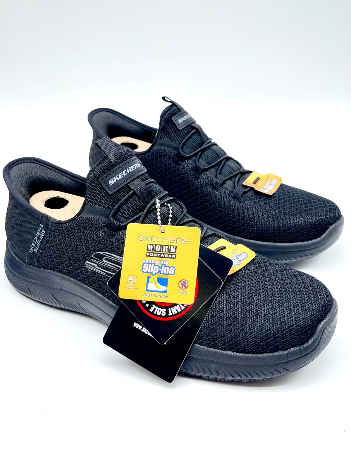 New Skechers Women's Black Slip-Ins Summits SR-Enslee Sneakers Size 8.5