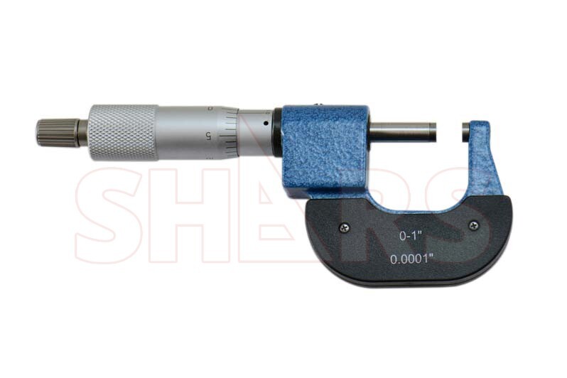 Shars 0- 1" DIGITAL READOUT DIGIT COUTNER OUTISDE MICROMETER 0.0001" CARBIDE P}