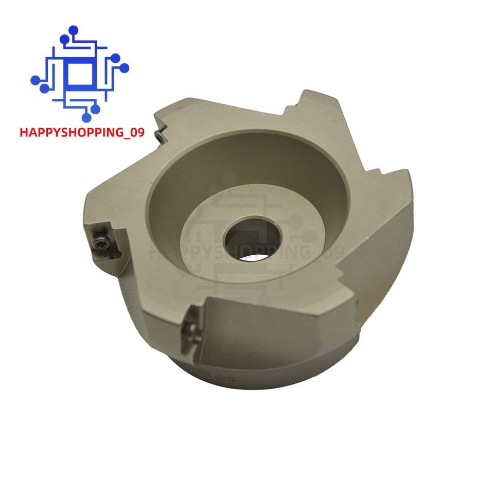 4" 90 Degree Indexable Face Shell Mill Cutter, R8 Arbor with APMT1604 Insert