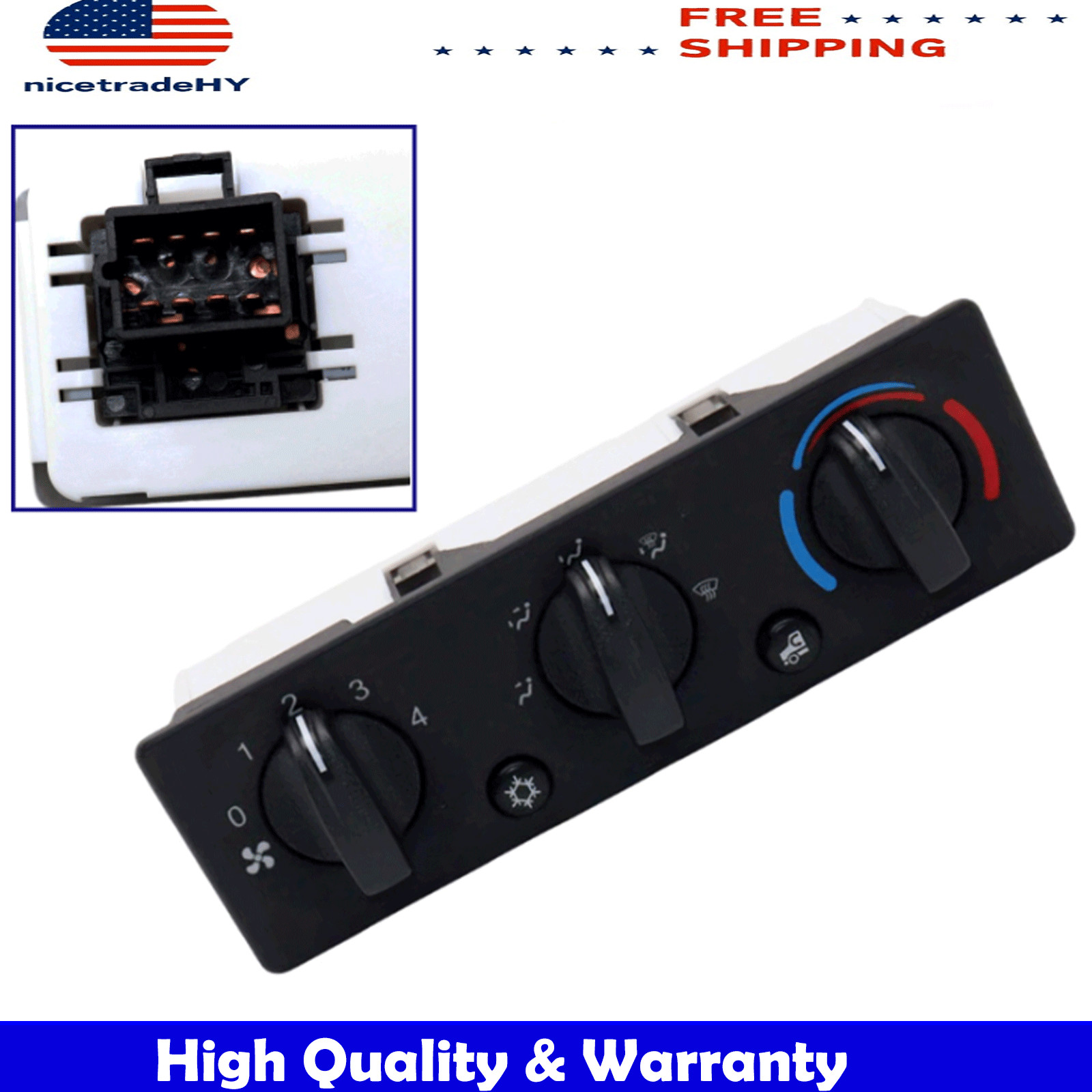 NEW Q21-6012 New HVAC CONTROL PANEL Assembly For Peterbilt 2008-2015