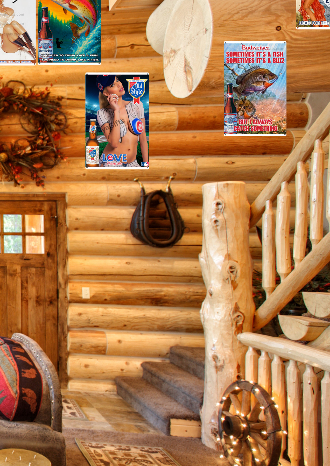 Love Chicago Cubs Old Style Beer Metal Sign Bar Man Cave Art Wall Decor Read Des